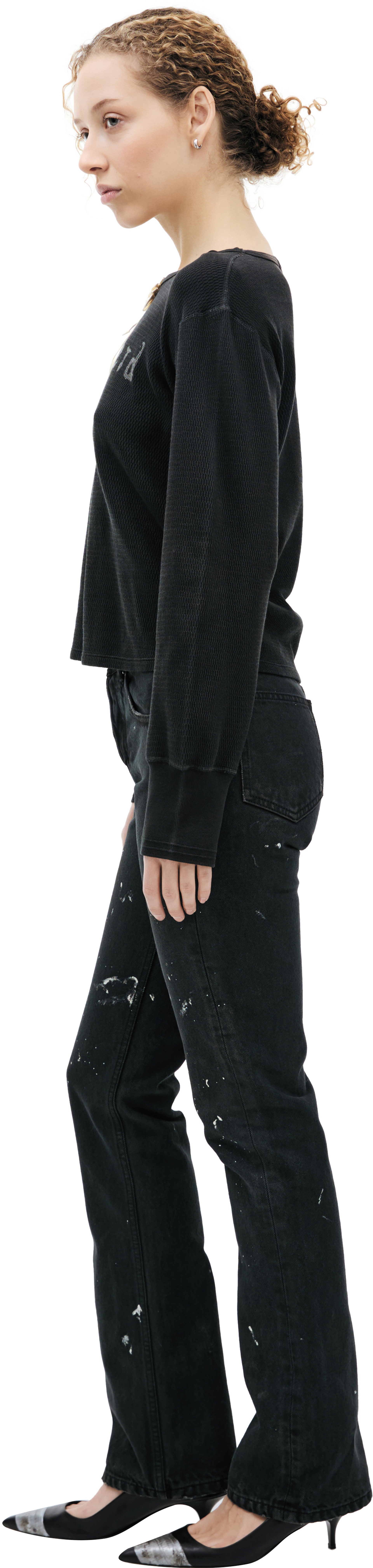 Enfants Riches Déprimés Skinny flared jeans in paint