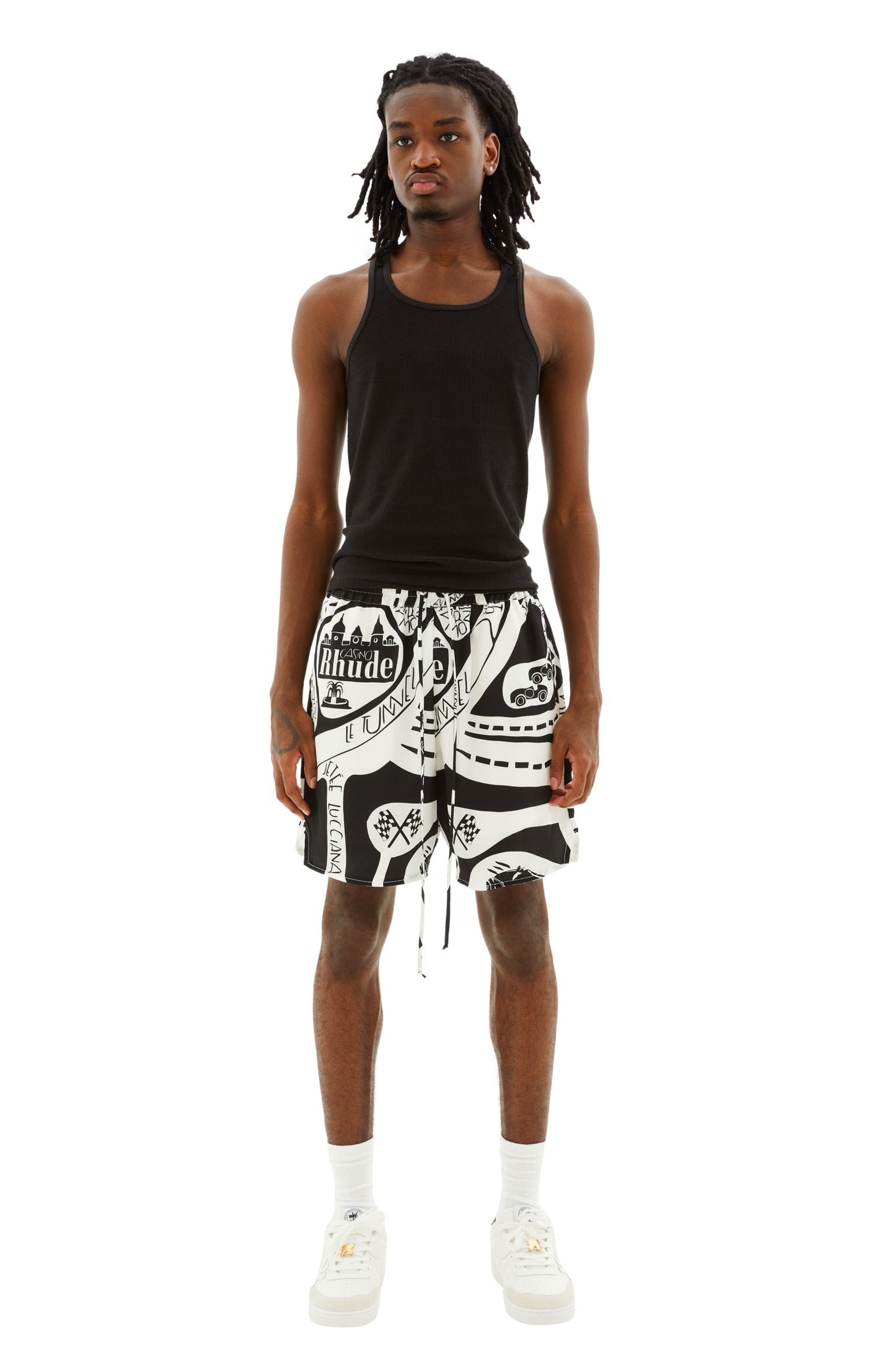 RHUDE Strada Silk Short