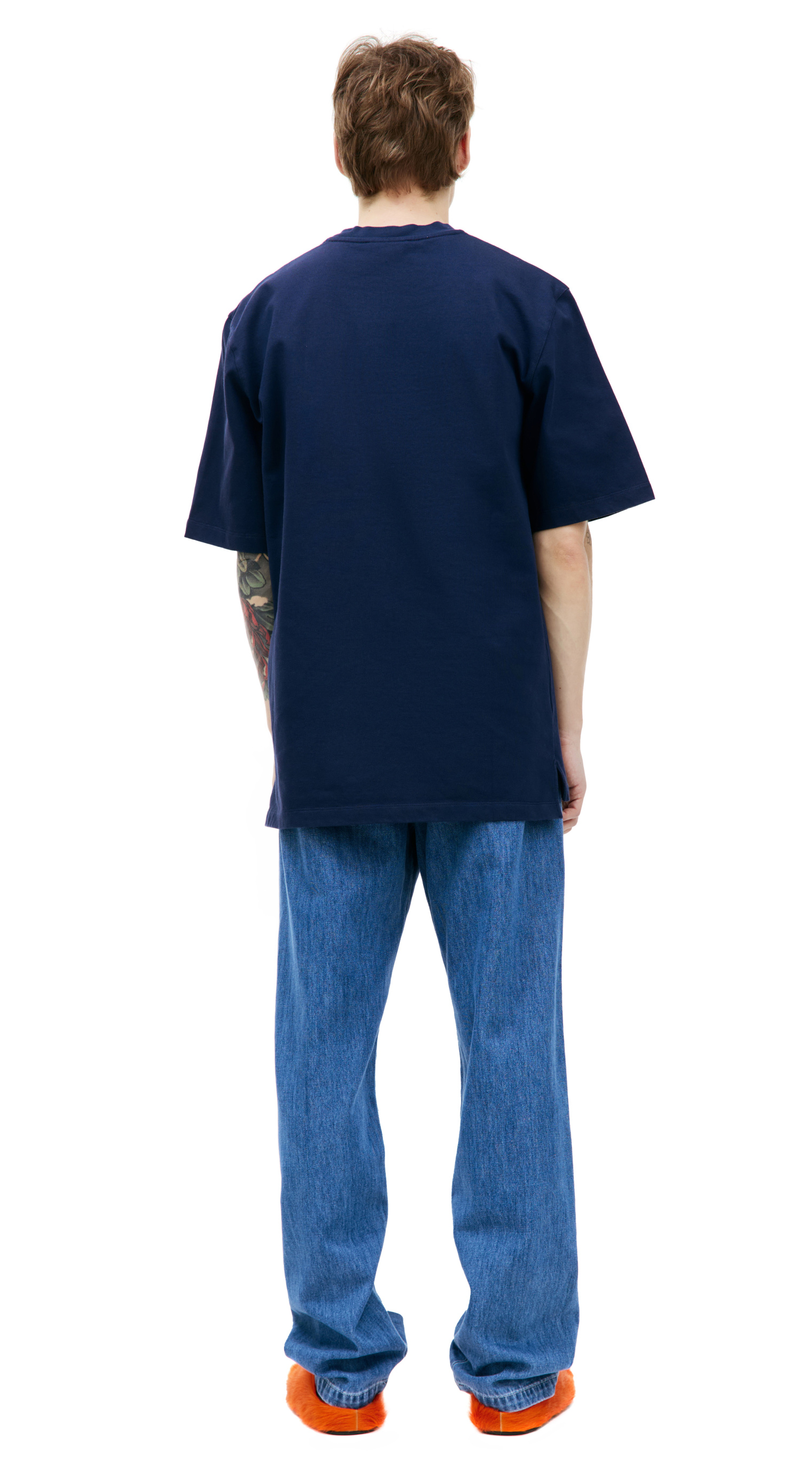 Marni Navy oversized t-shirt