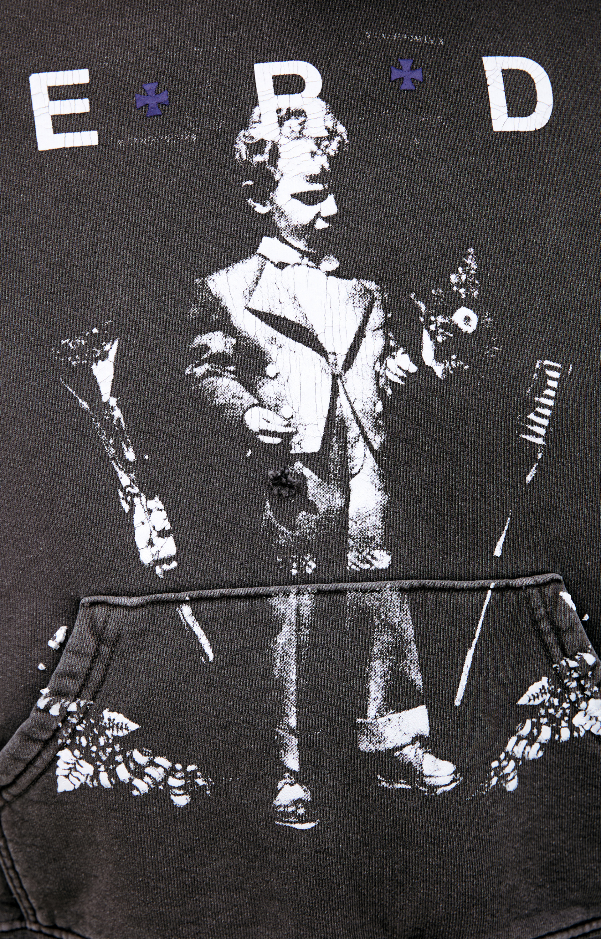 Enfants Riches Déprimés Grey print hoodie