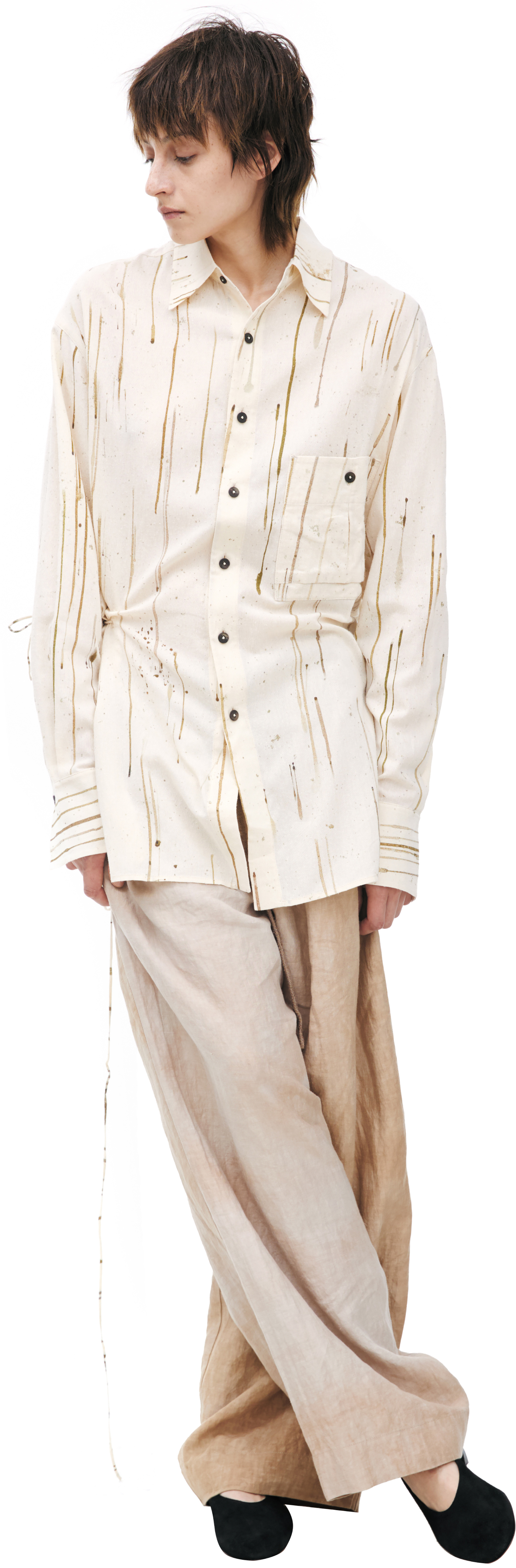 Ziggy Chen Cotton & Linen Shirt