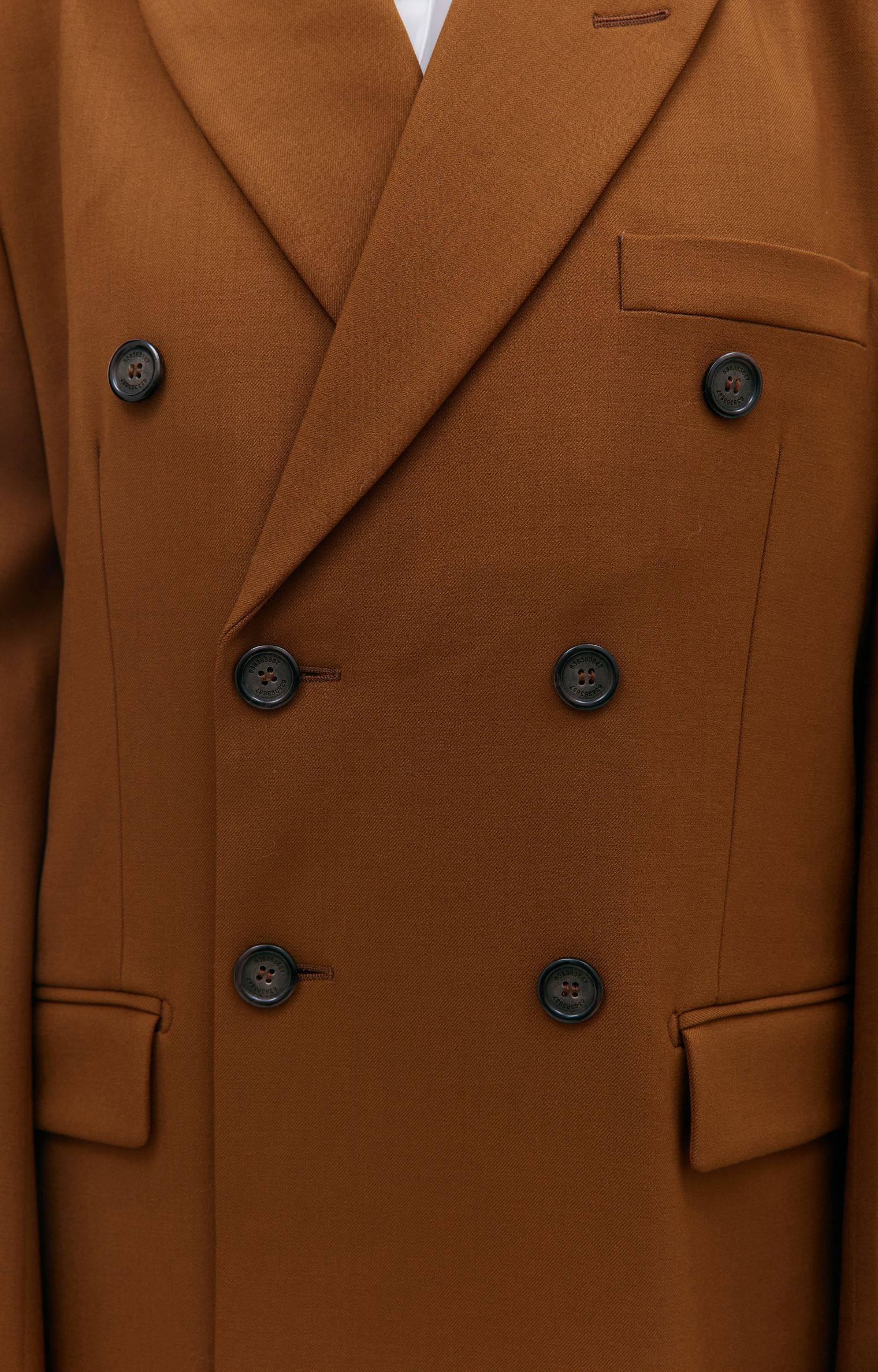 VTMNTS Brown wool coat