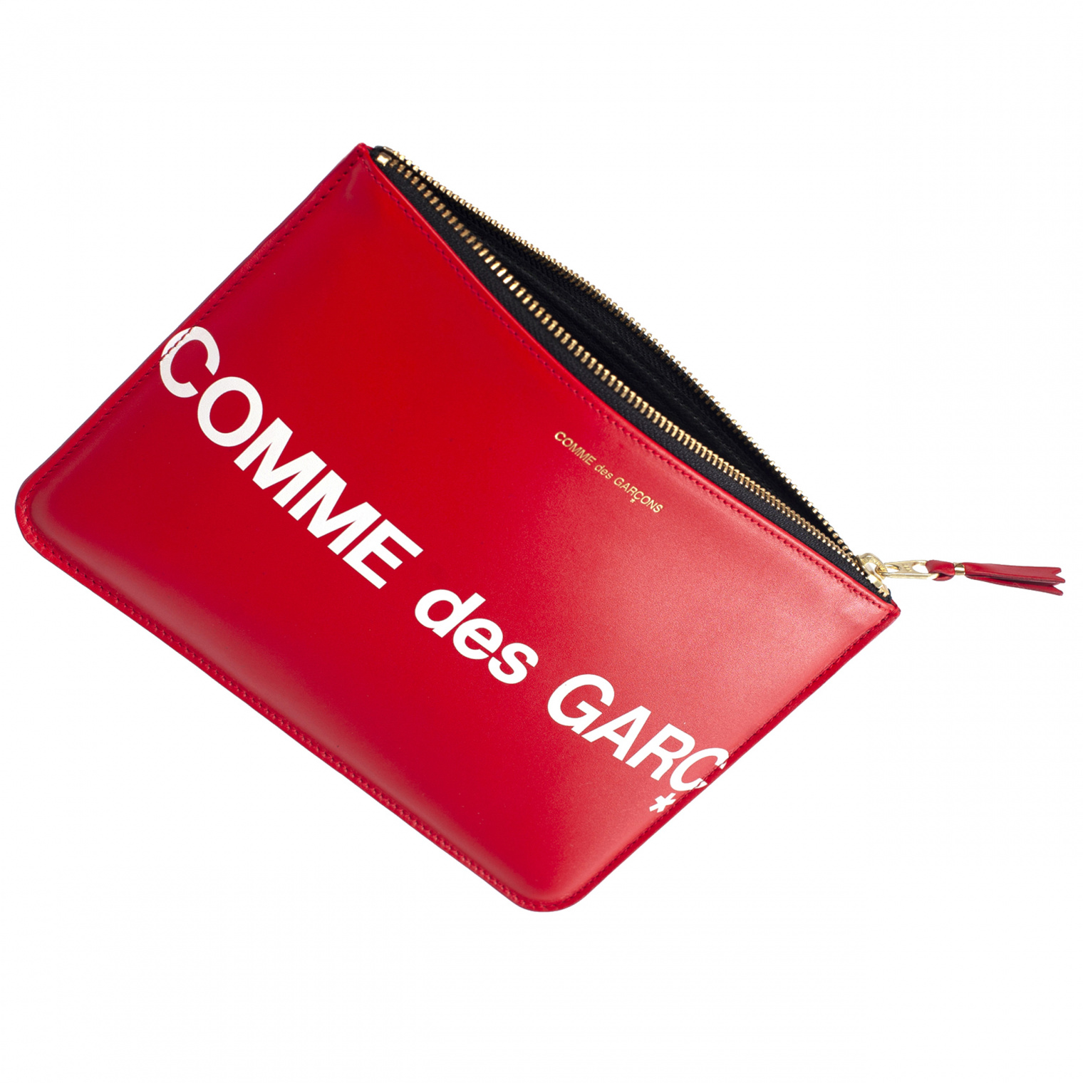 Comme des Garcons Wallets Red Leather Wallet