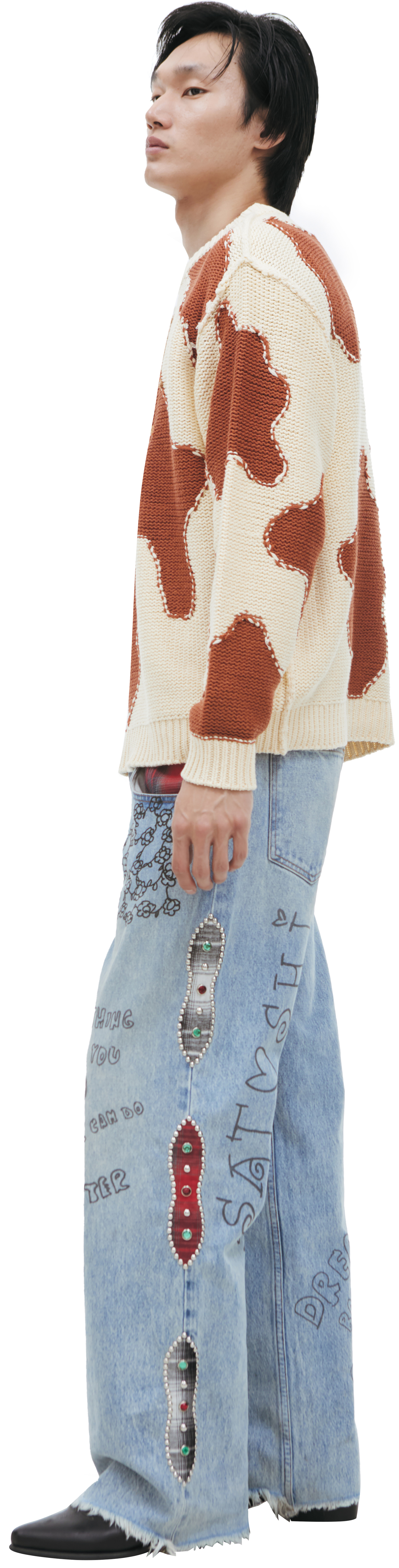 Doublet Knitted cotton sweater