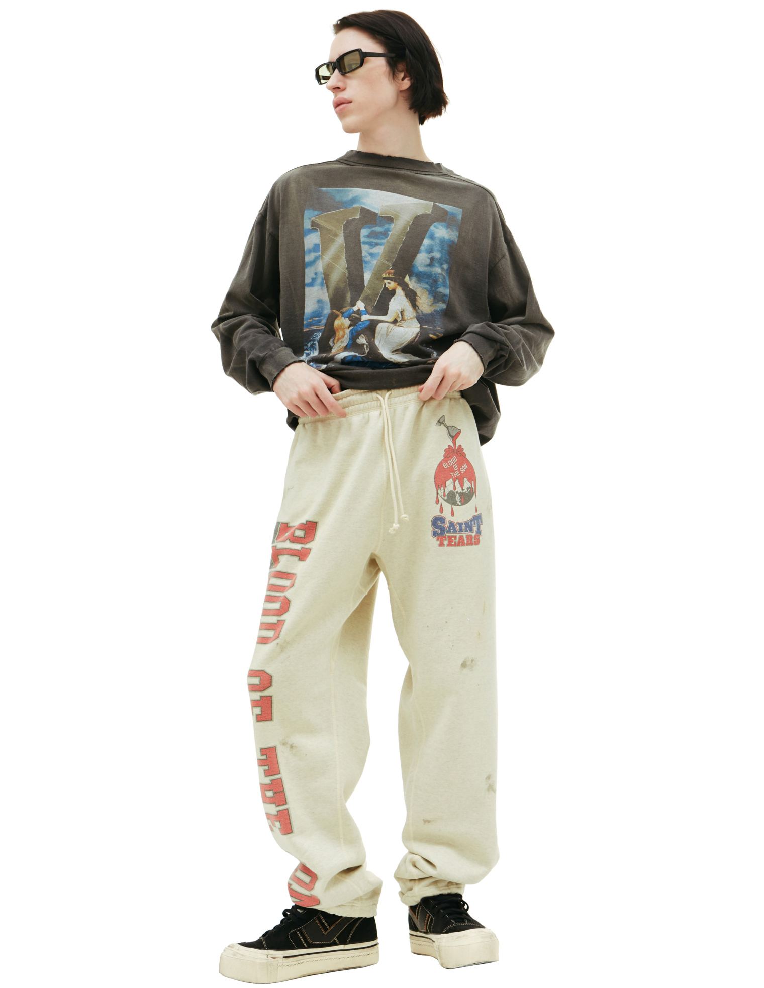 Saint Michael Спортивные брюки Saint Michael x Denim Tears