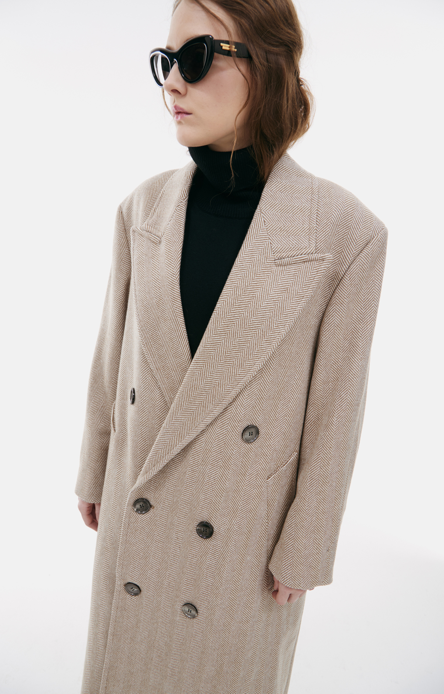 AMI PARIS Double-breasted wool coat