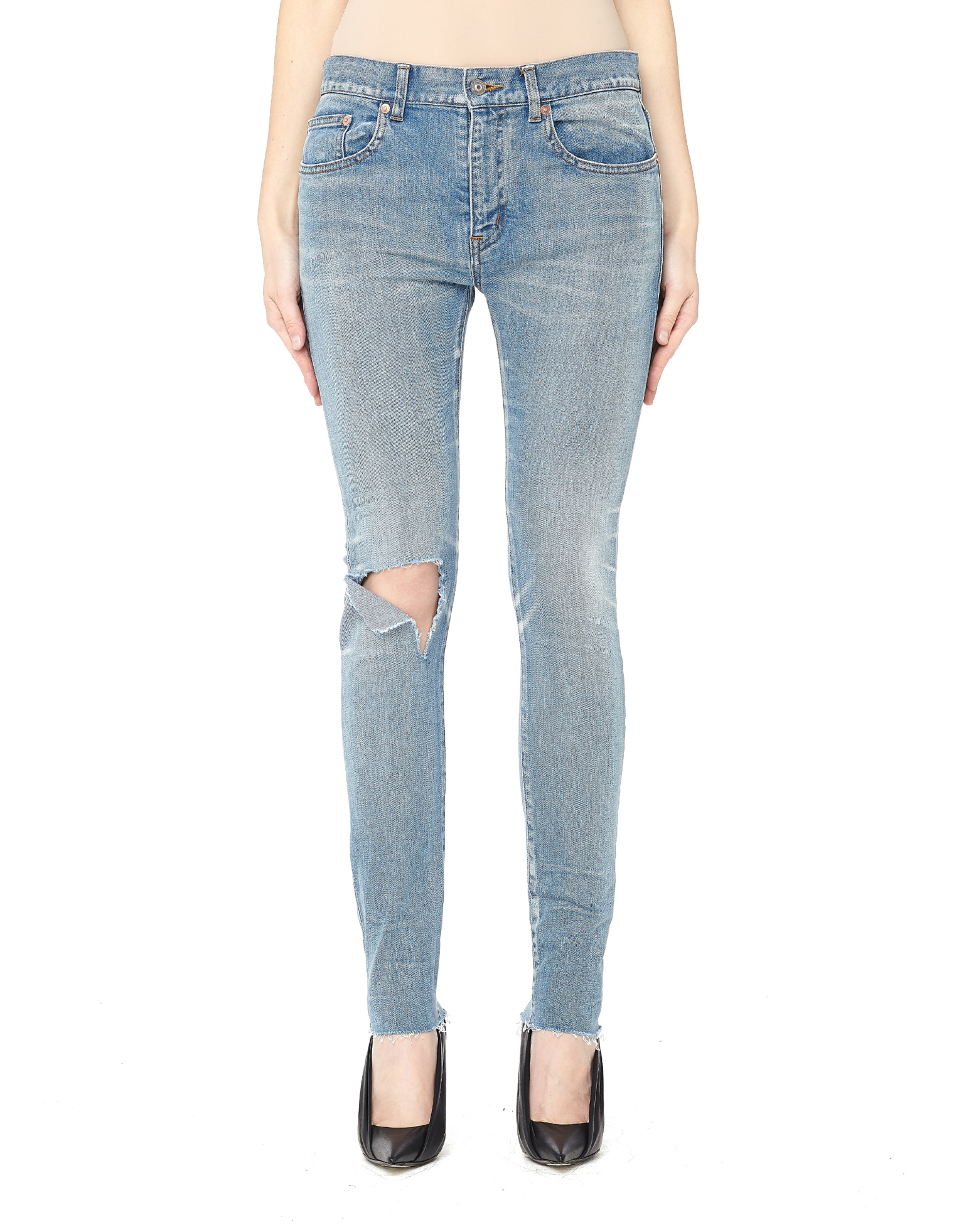 Balenciaga Ribbed Skinny Jeans