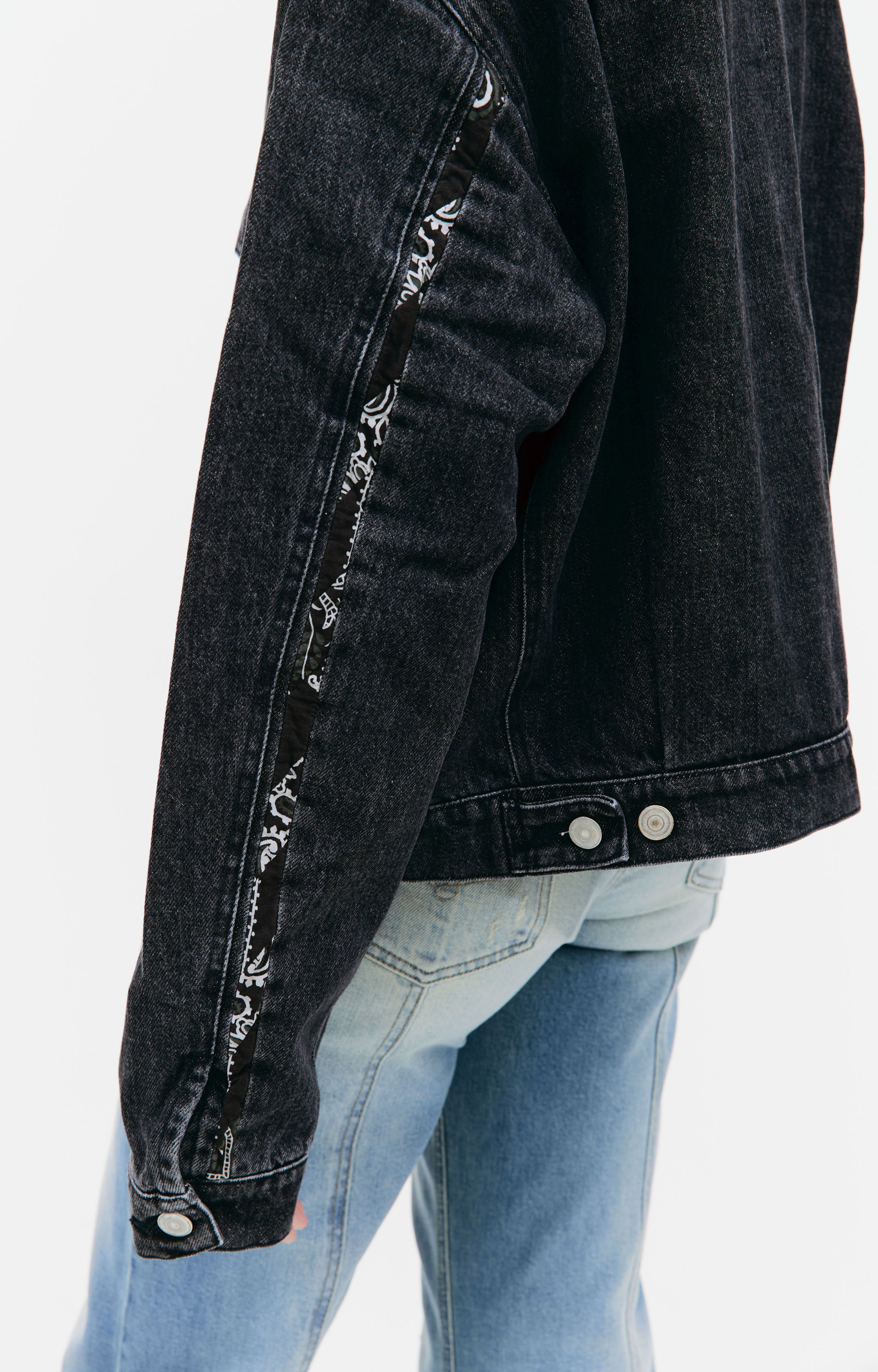 Children of the discordance Black denim jacket