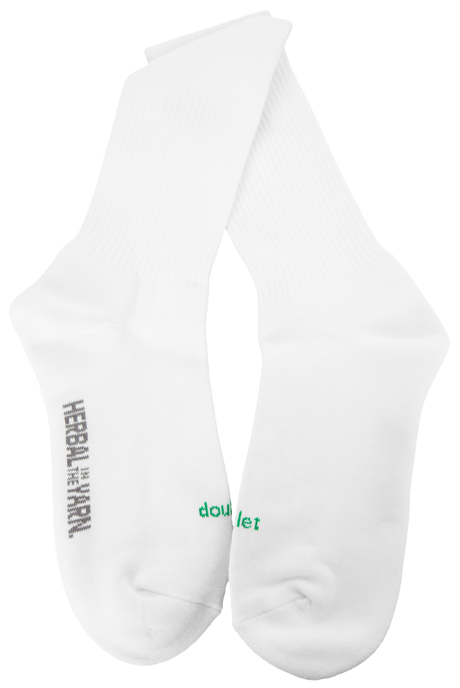 Doublet White embroidered socks