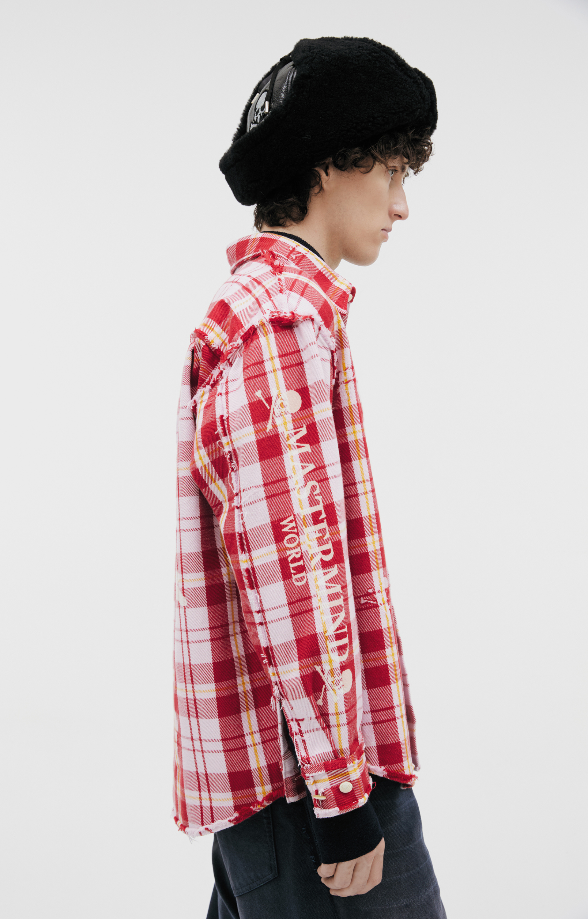 Mastermind WORLD Checkered shirt