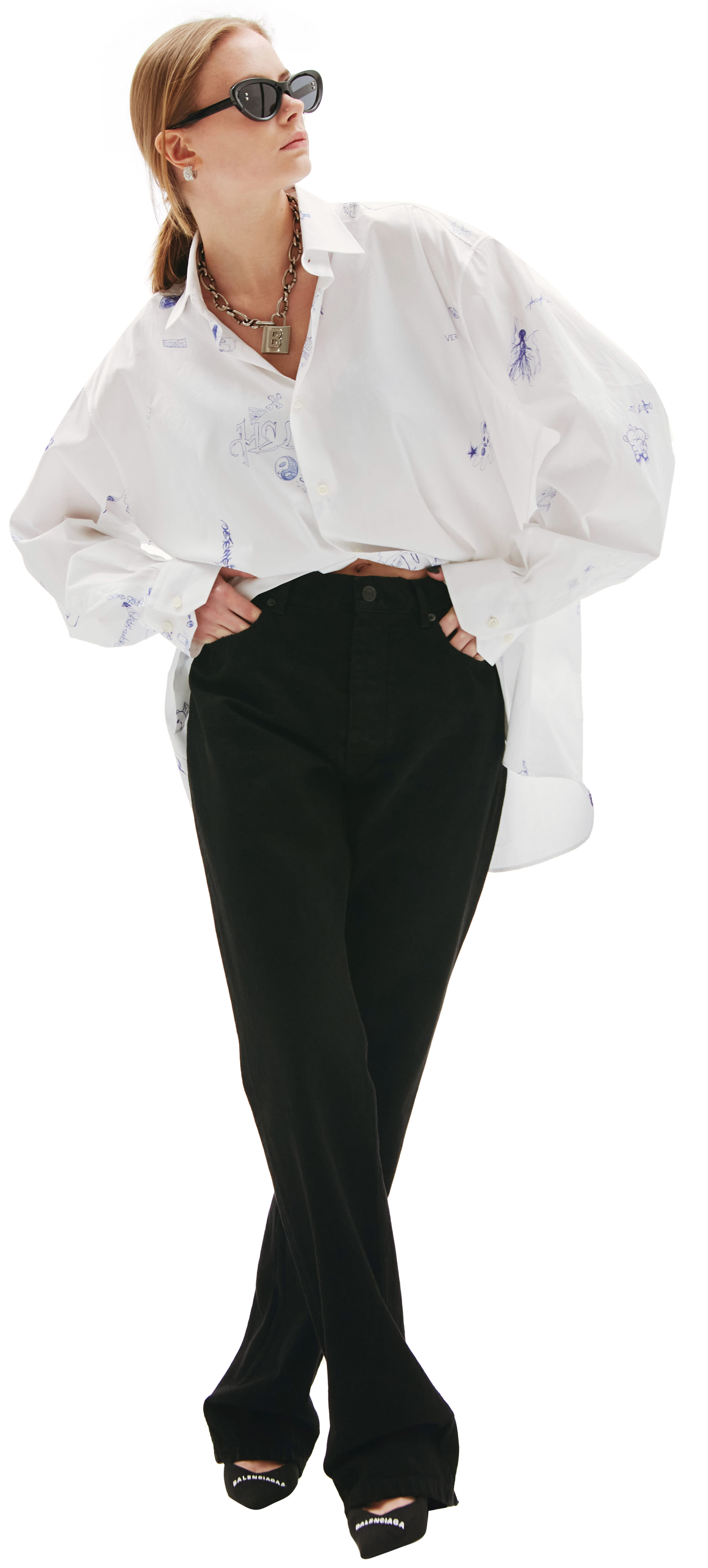 Balenciaga Normal Fit Jeans in black