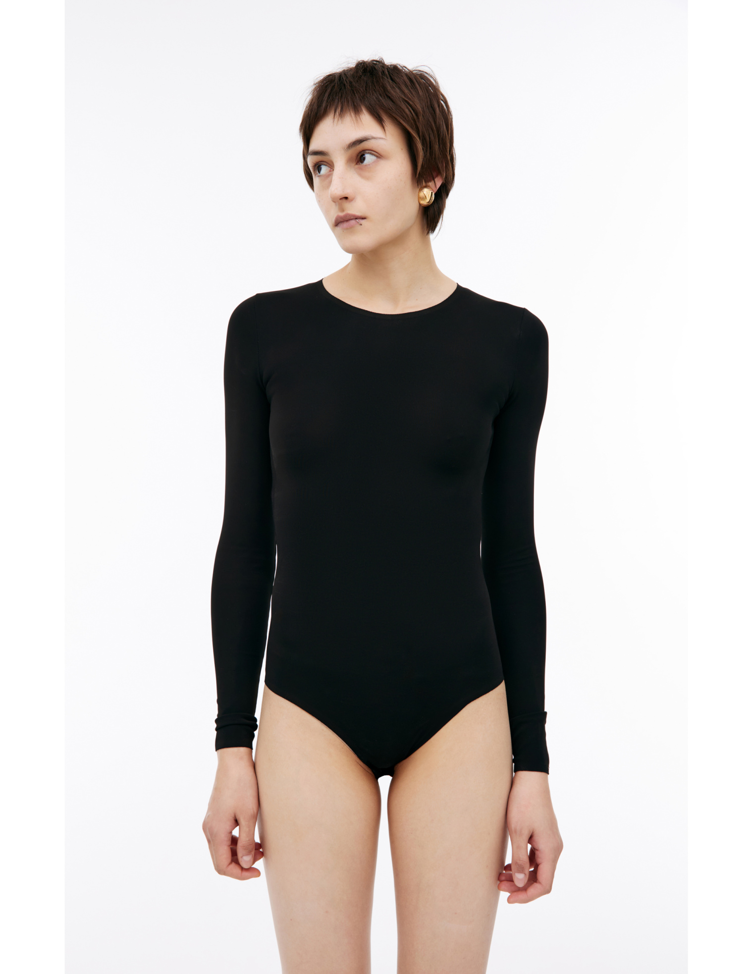 Maison Margiela Black long-sleeve bodysuit