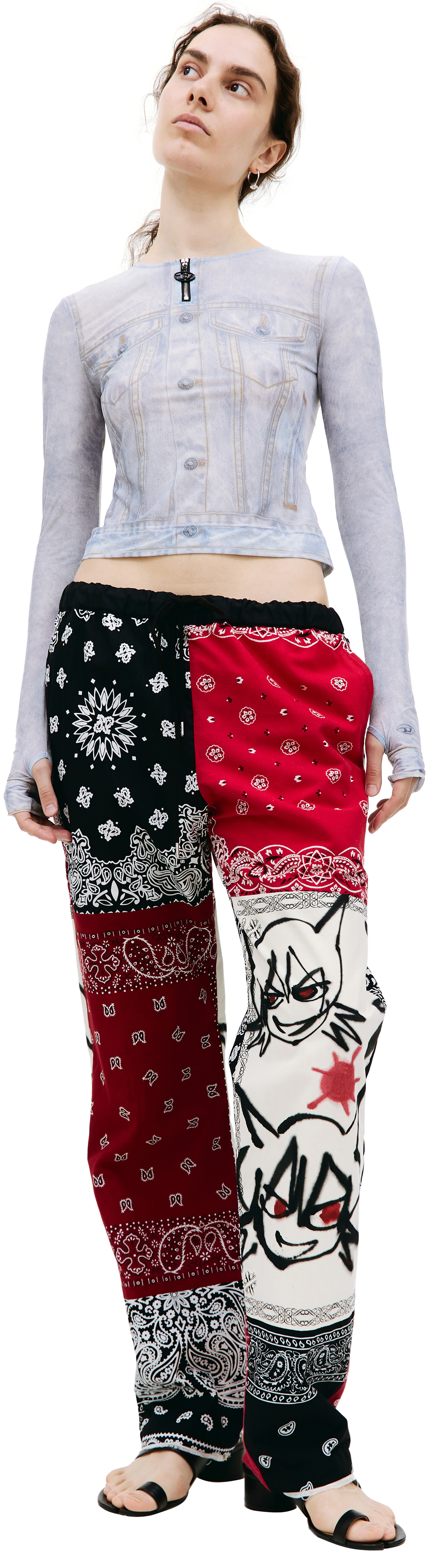 Children of the discordance Bandanas patch trousers