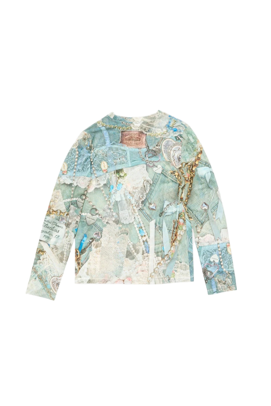 Acne Studios Long Sleeve Print T-Shirt