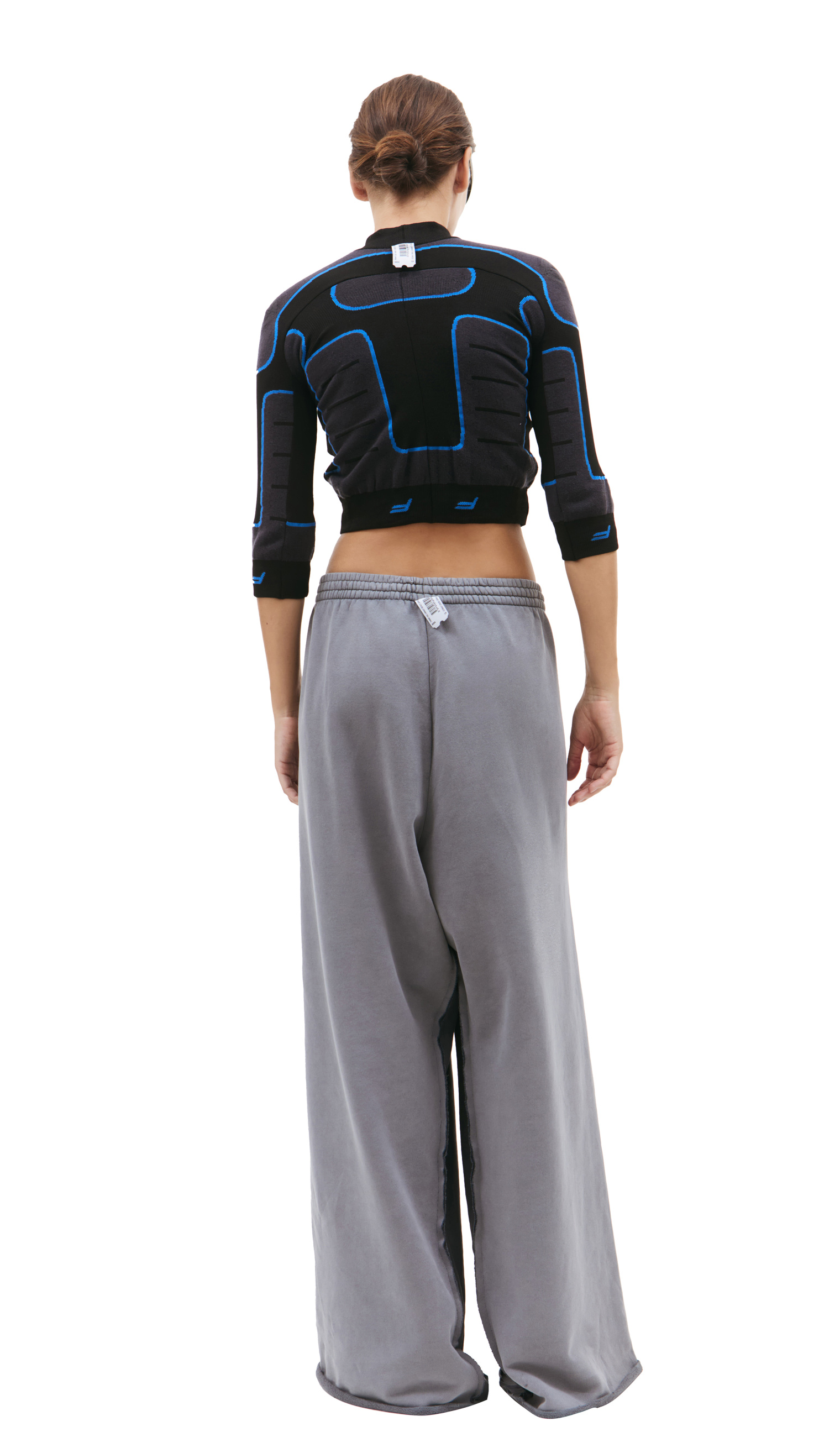 PROTOTYPES Wide leg cotton sweatpants