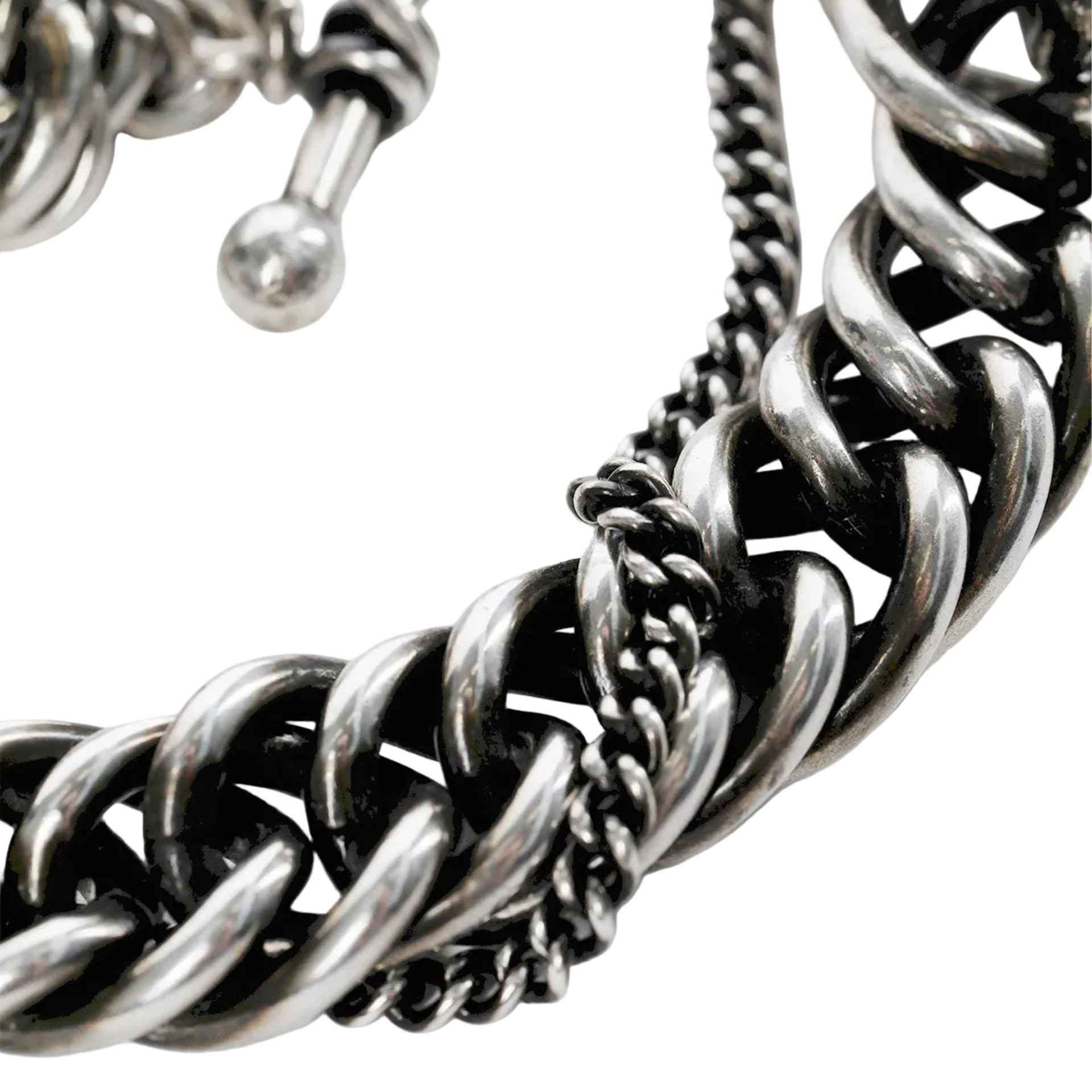 Ann Demeulemeester Hinna Double Chains Bracelet