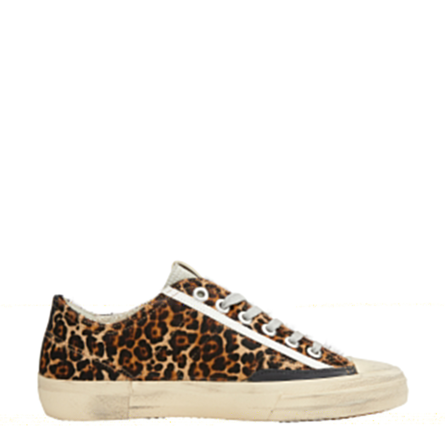 Golden Goose V-Star leopard sneakers