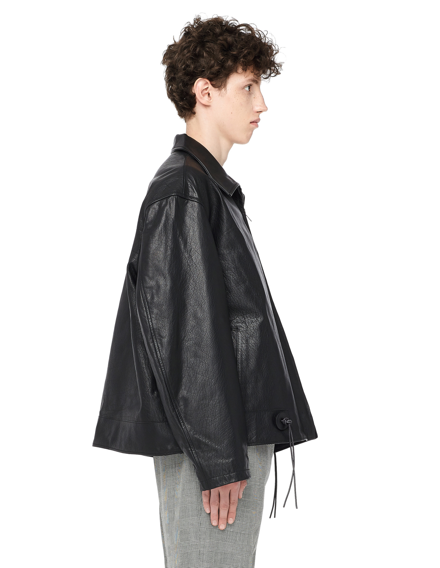 Yohji Yamamoto Replica Leather Jacket