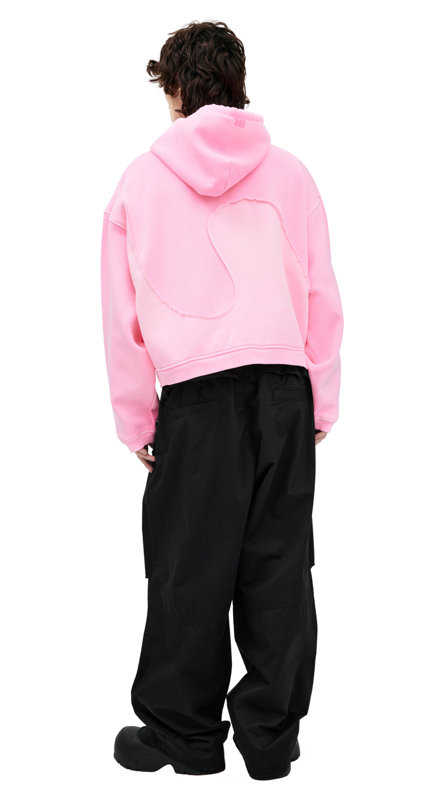 ERL Pink cotton hoodie