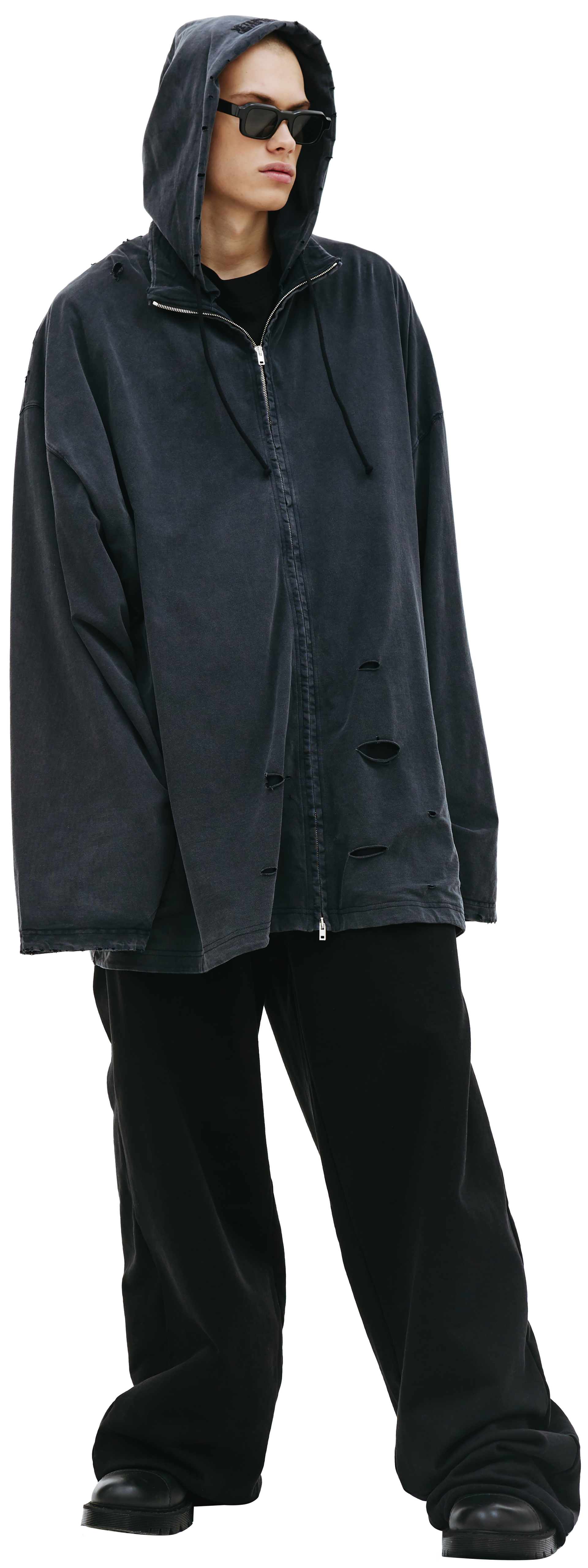 VETEMENTS Zip up oversized hoodie