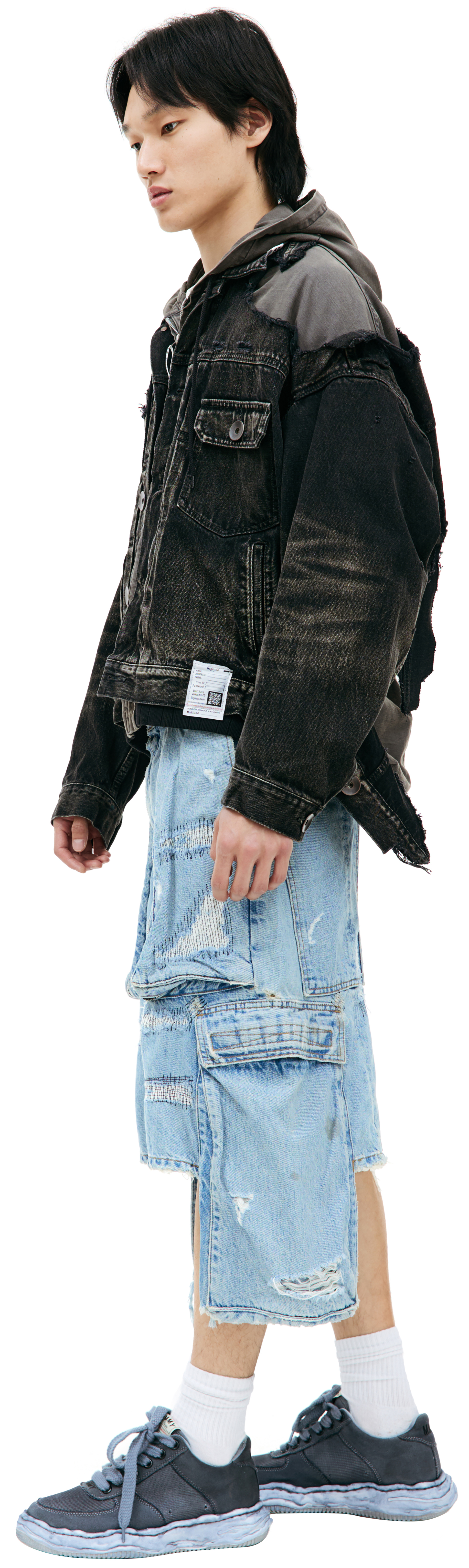 Maison Mihara Yasuhiro Destroyed denim jacket