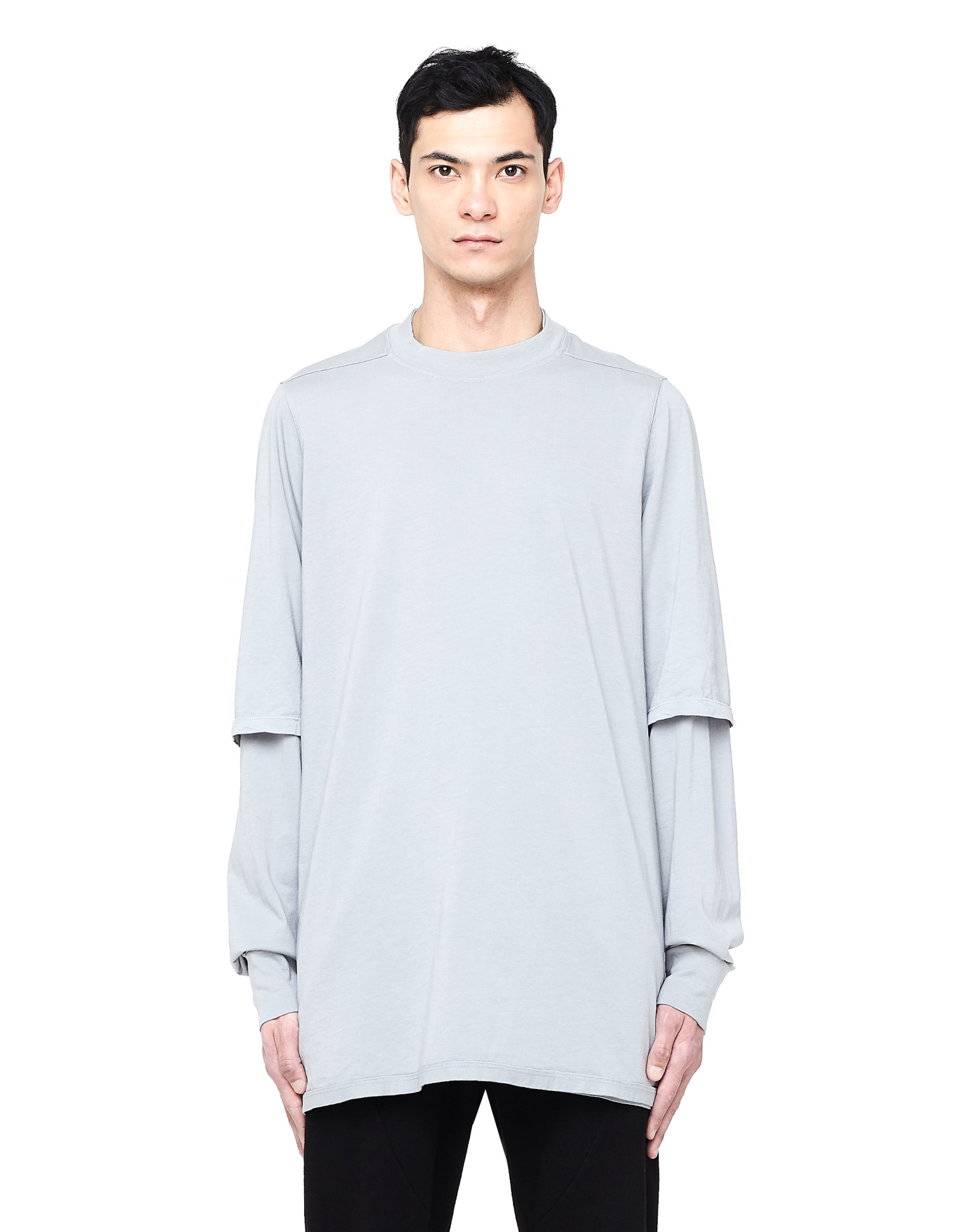 DRKSHDW by Rick Owens Double-Layer Long Sleeve T-shirt