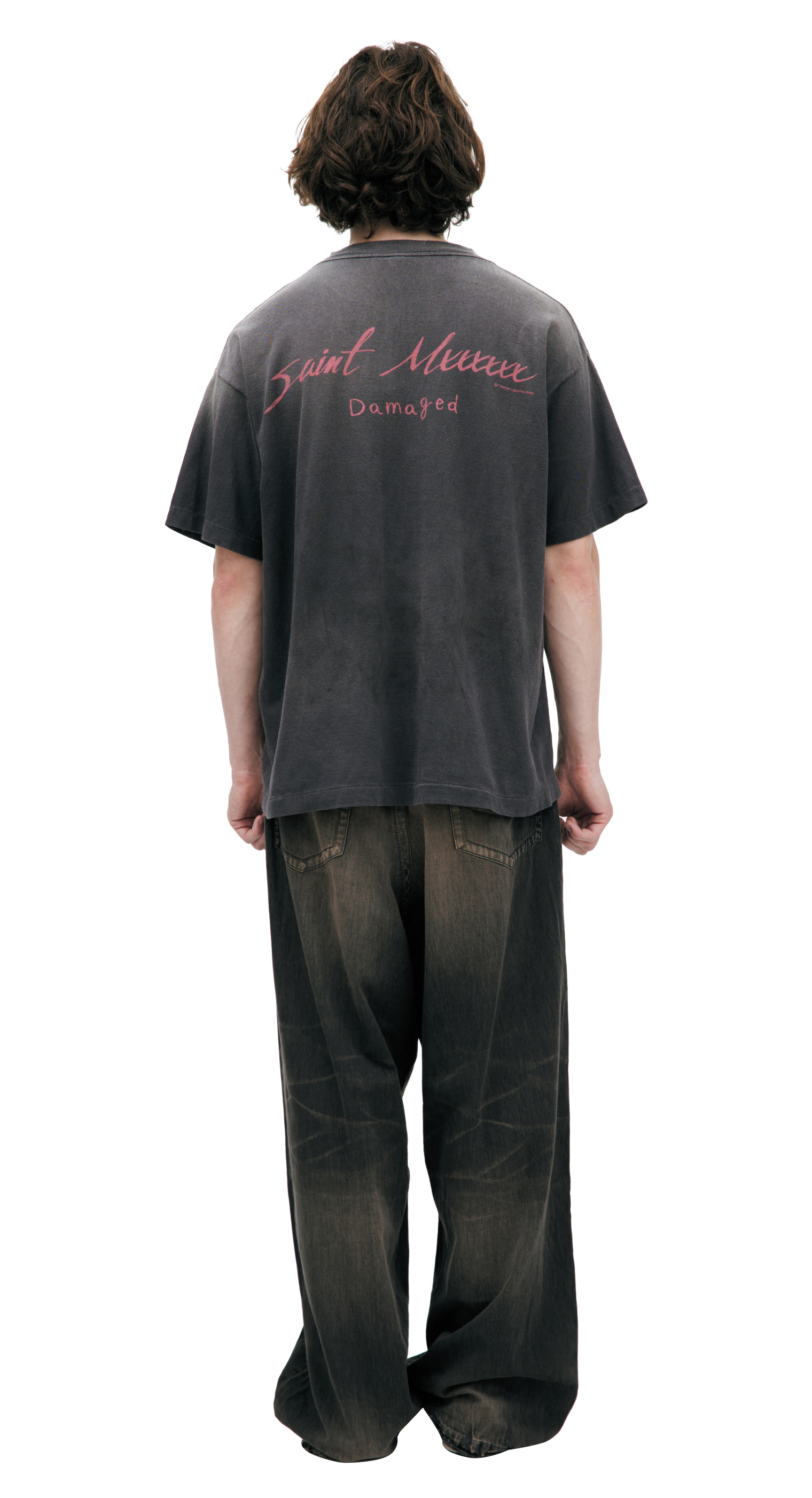 Saint Mxxxxxx Grey cotton T-shirt