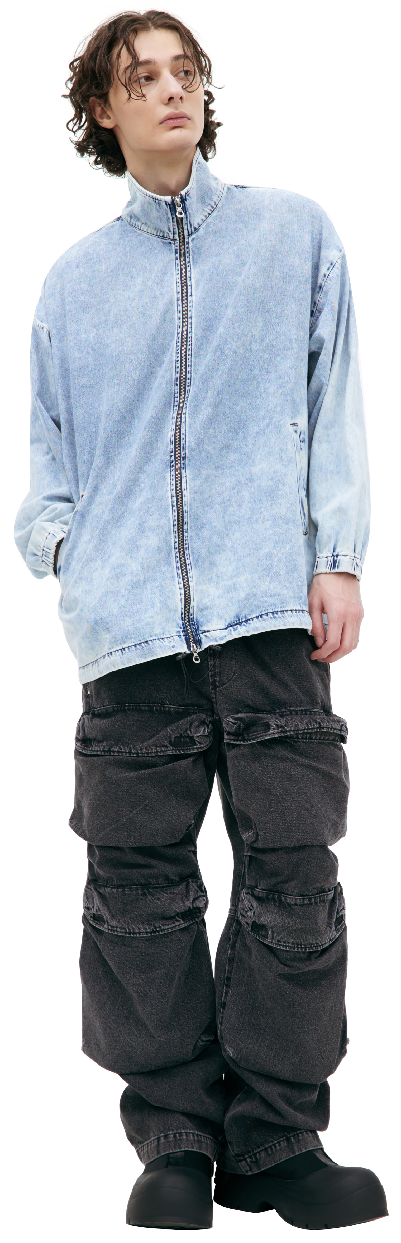 Diesel Denim jacket with high collar