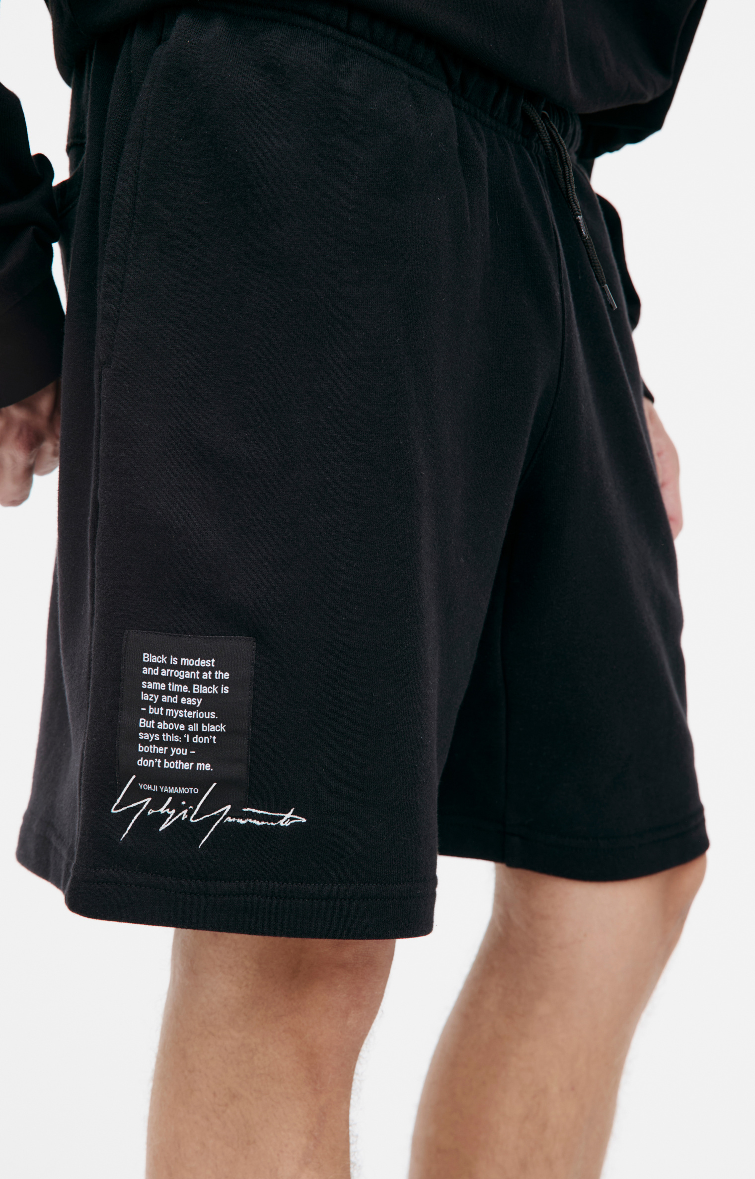 Yohji Yamamoto x NEW ERA logo shorts