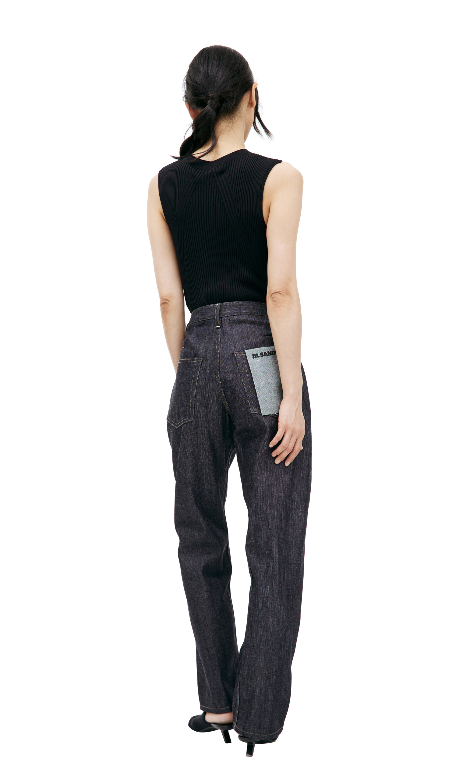 Jil Sander Jeans with a pocket patch