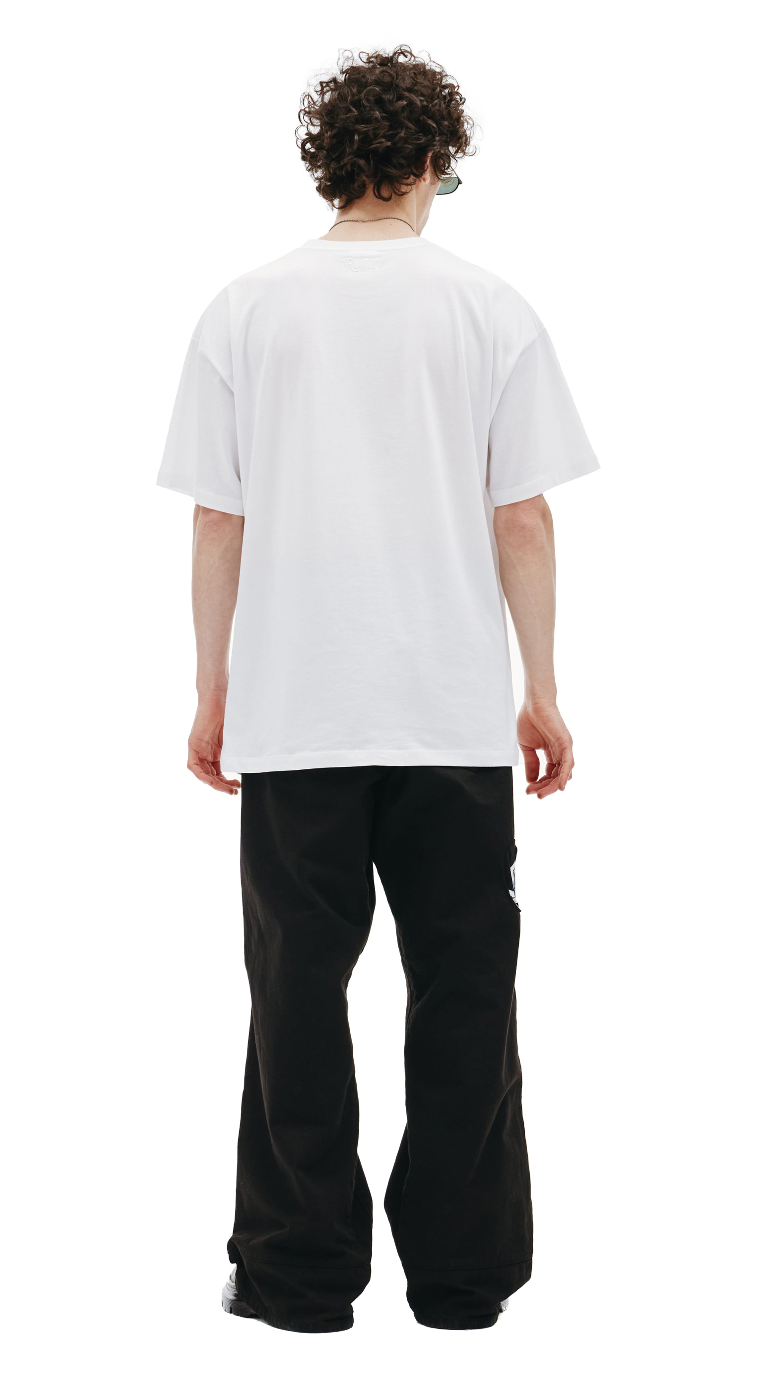 Raf Simons Raf Simons x Smiley Oversized Drawing Print T-Shirt