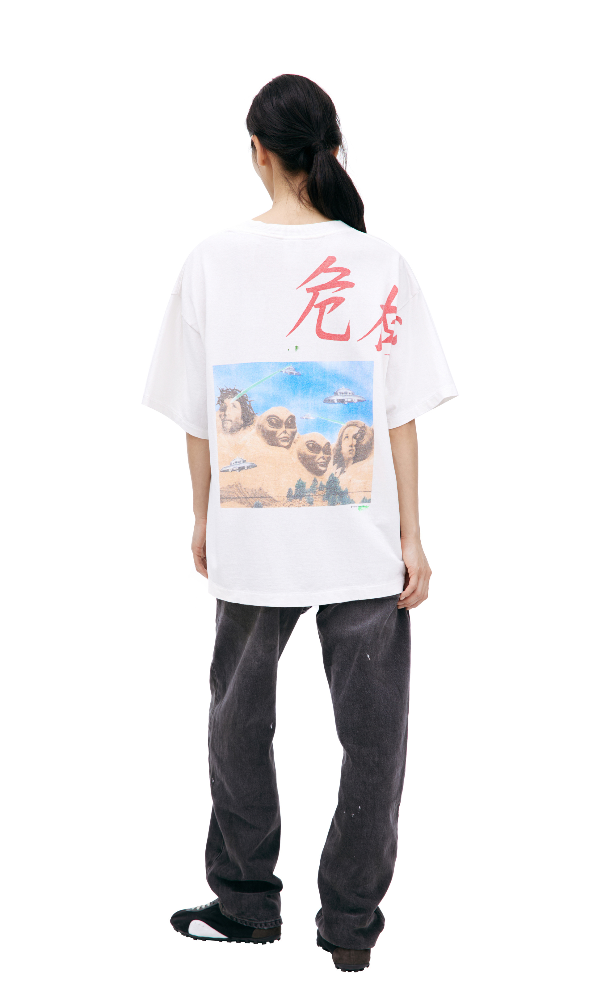 Saint Mxxxxxx White print t-shirt