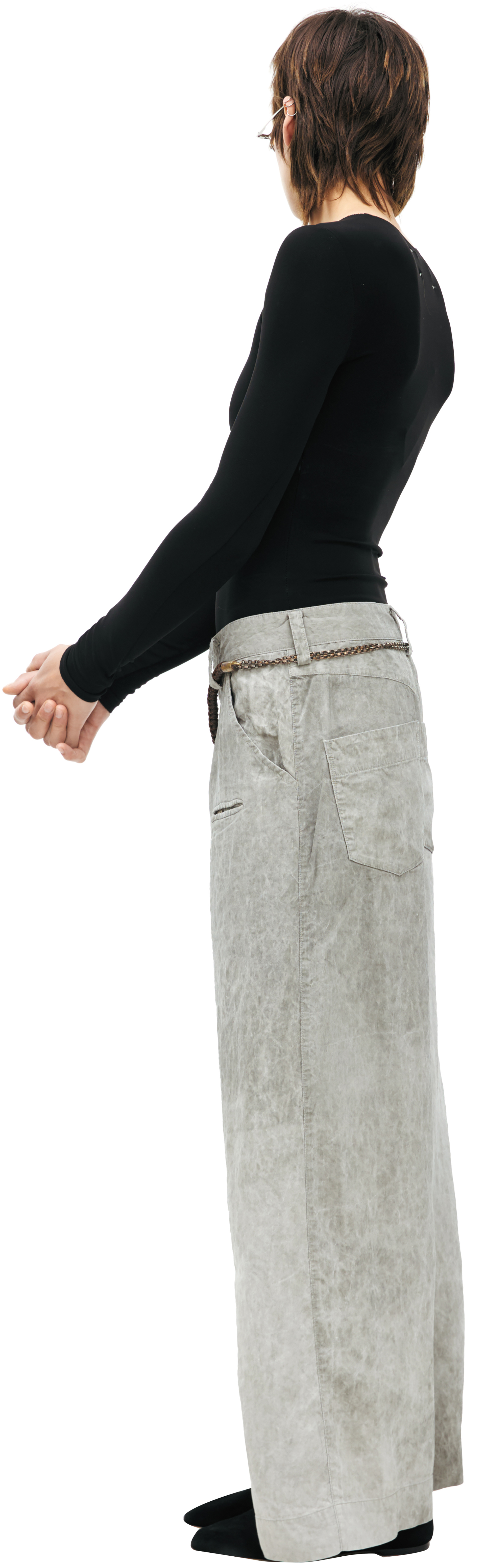 Ziggy Chen Viscose & Linen Trousers