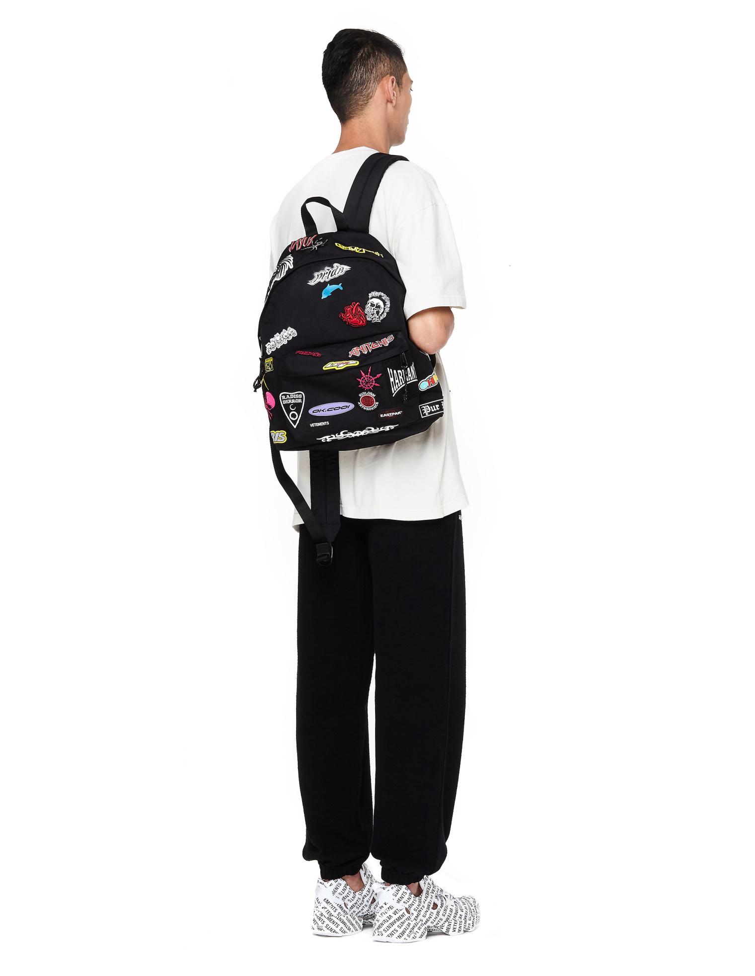 VETEMENTS Sticker Patch Backpack x Eastpak