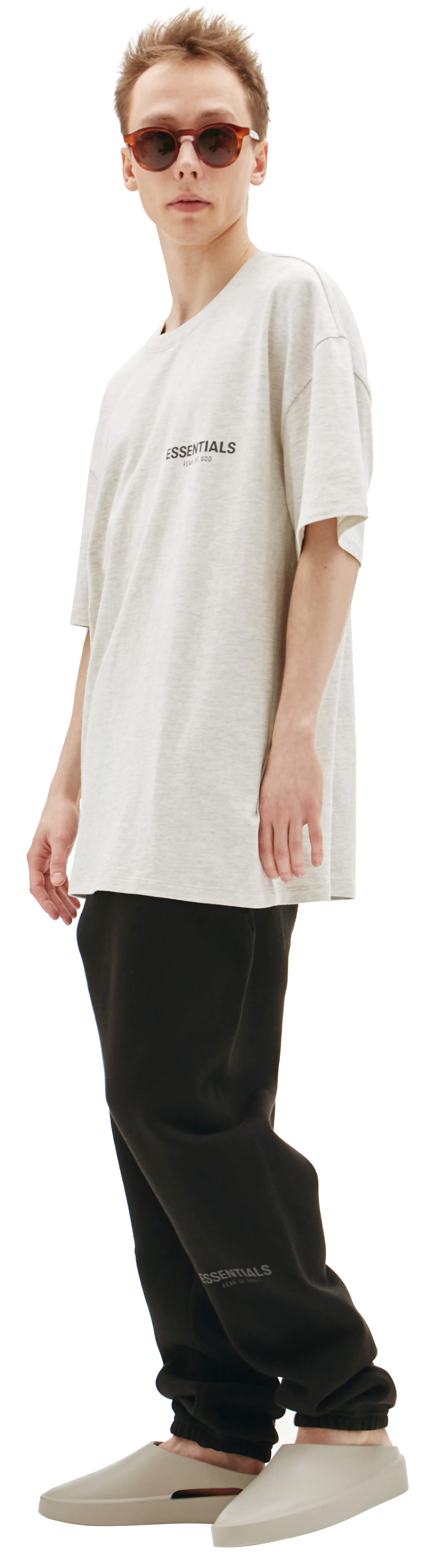 Fear of God Essentials Logo Oversized Cotton T-shirt