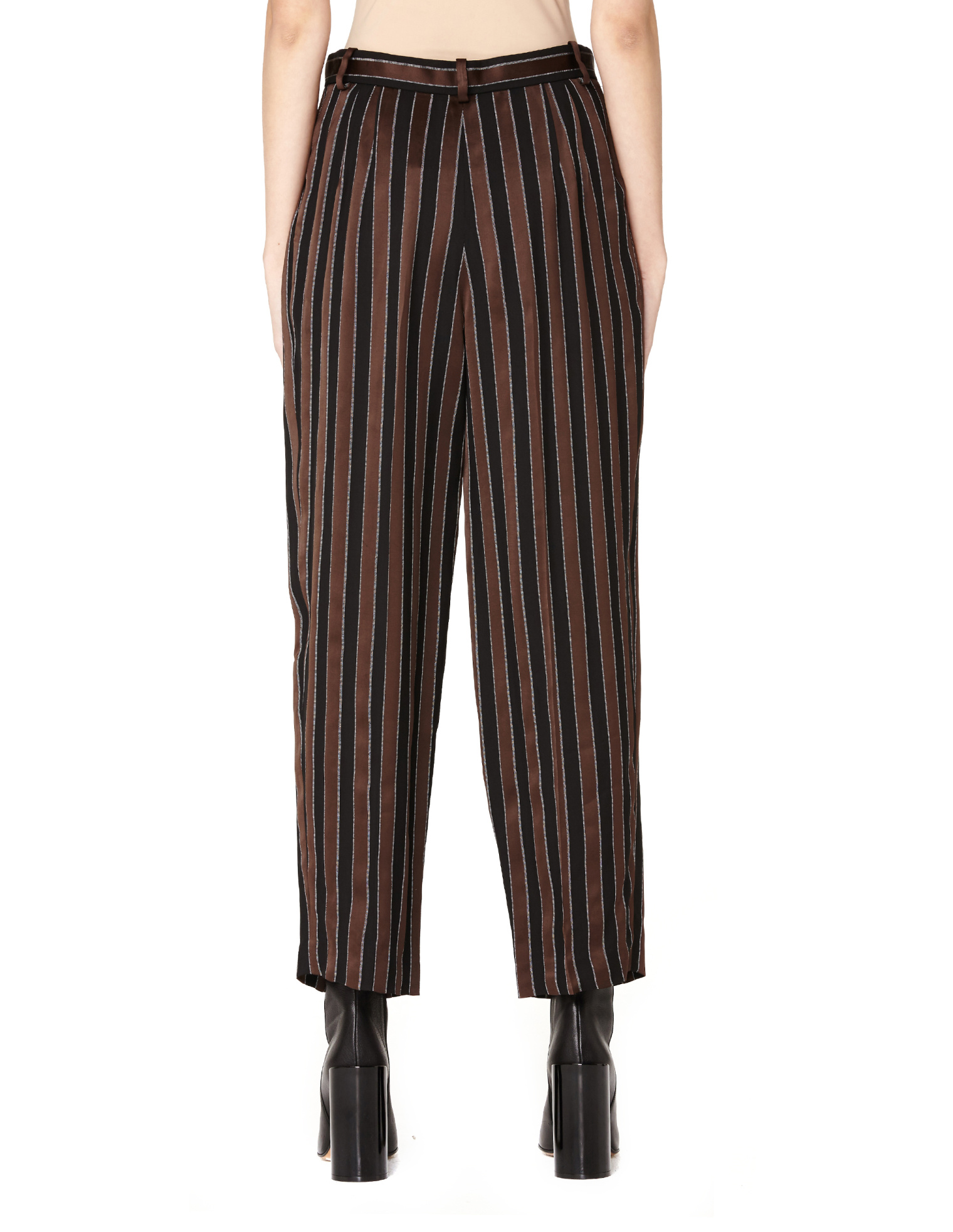 The Row Striped Viscose Trousers