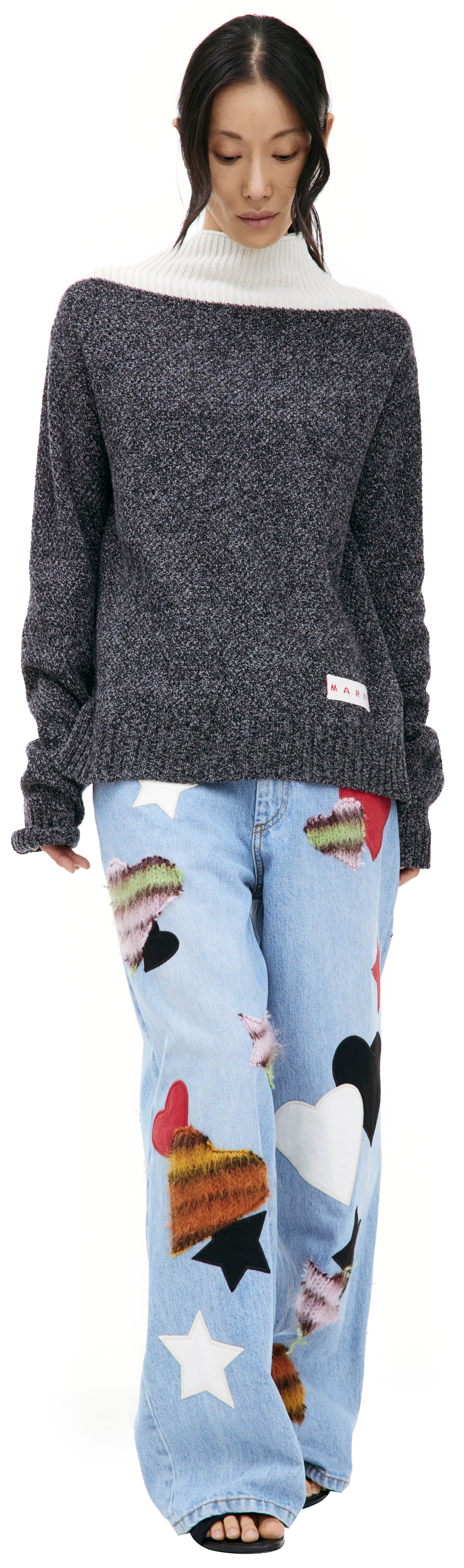 Marni High-necked wool sweater