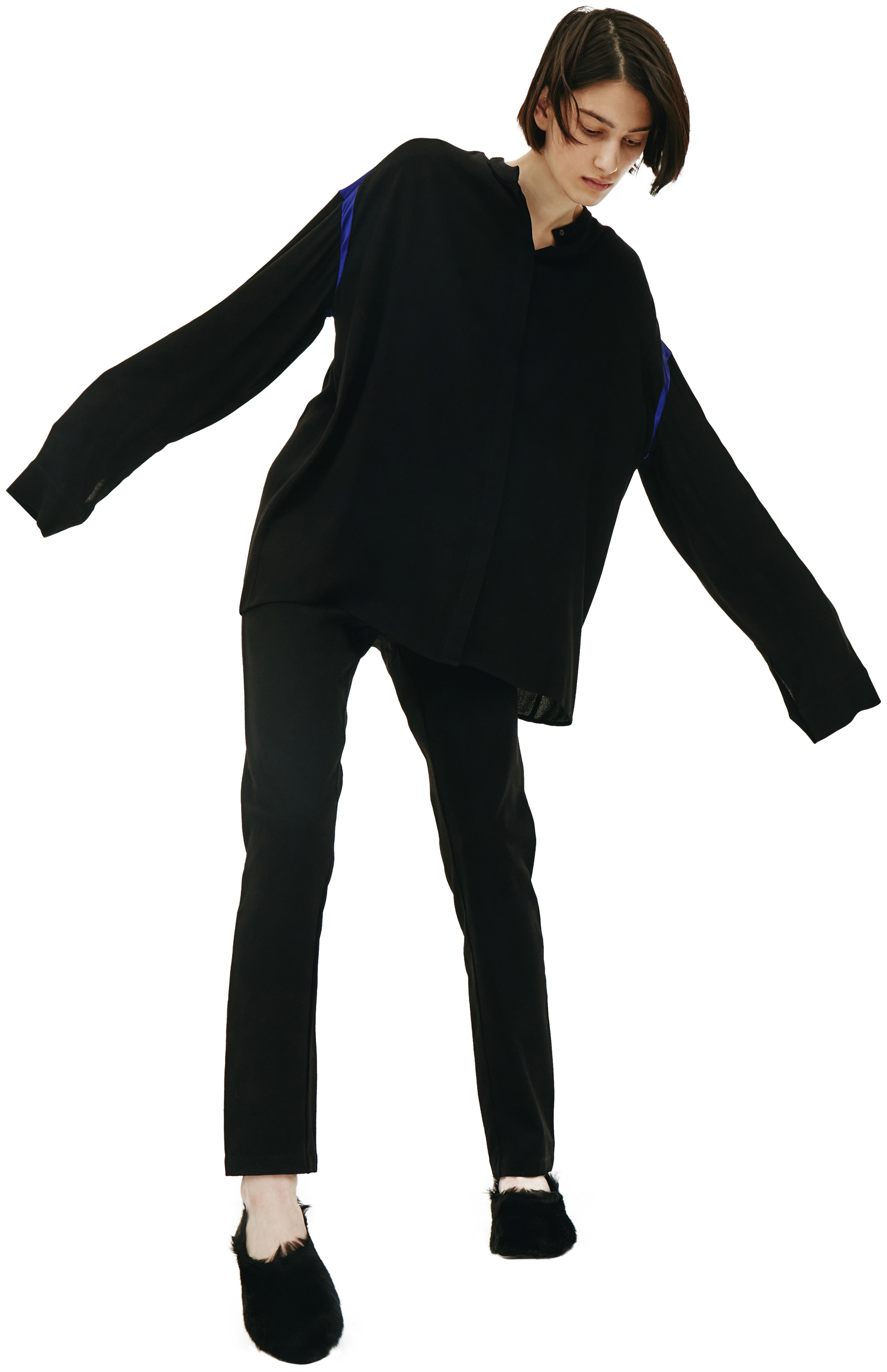 Haider Ackermann Black Viscose Shirt