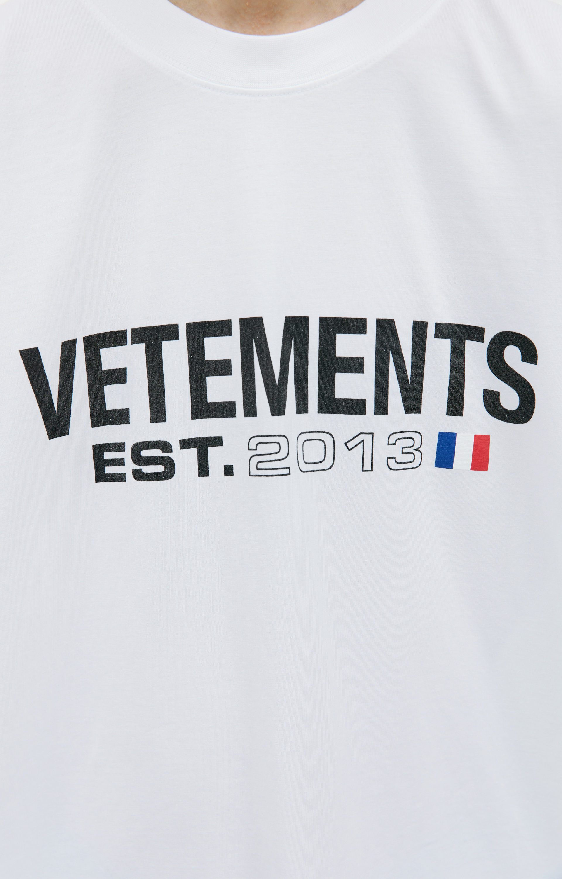 VETEMENTS White printed t-shirt