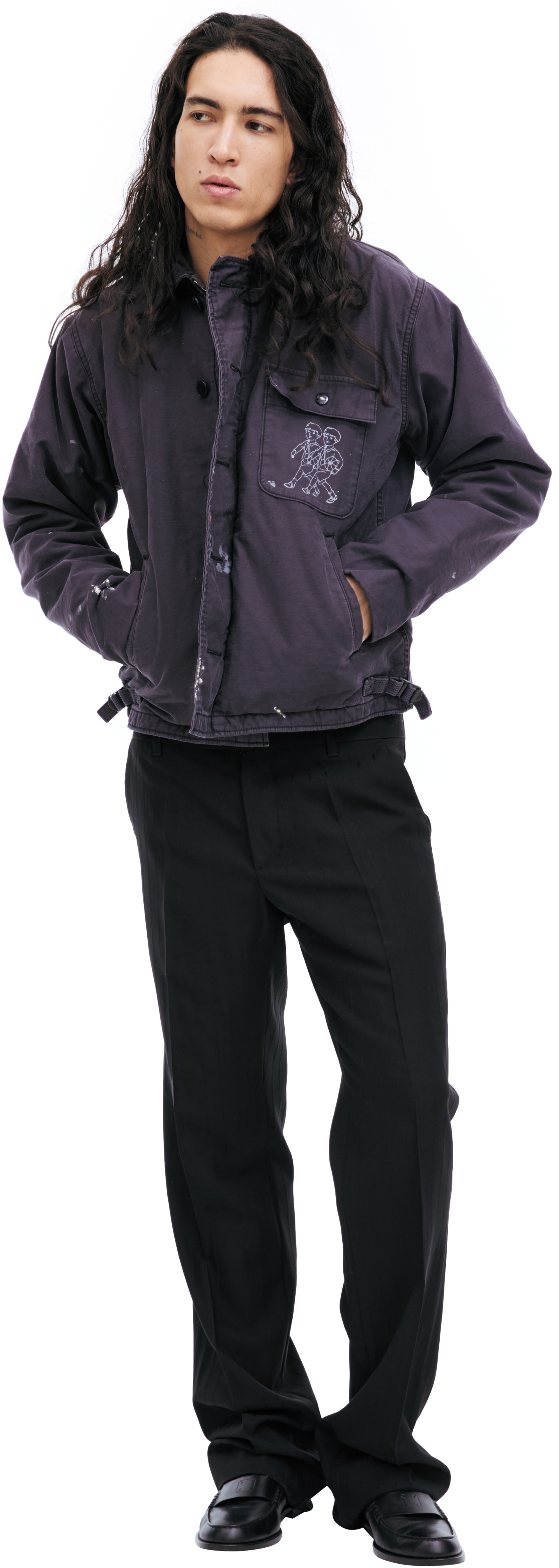 Enfants Riches Déprimés Embroidered Jacket