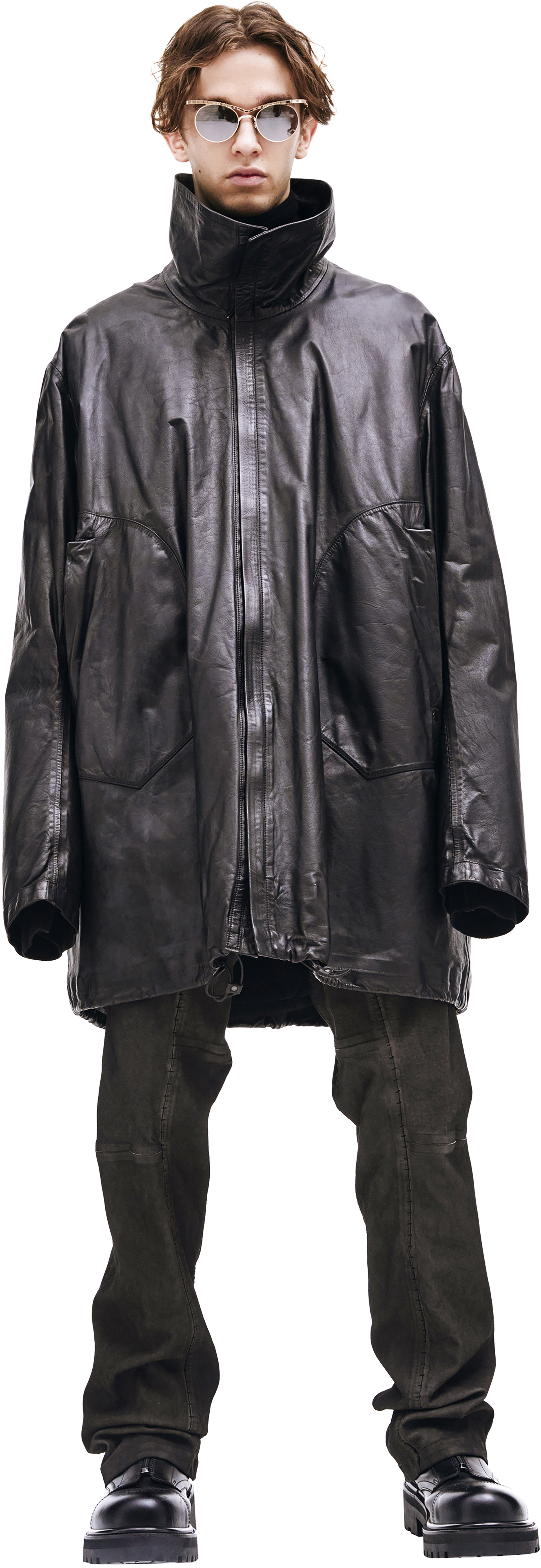Isaac Sellam Reflective Leather Detorne Jacket