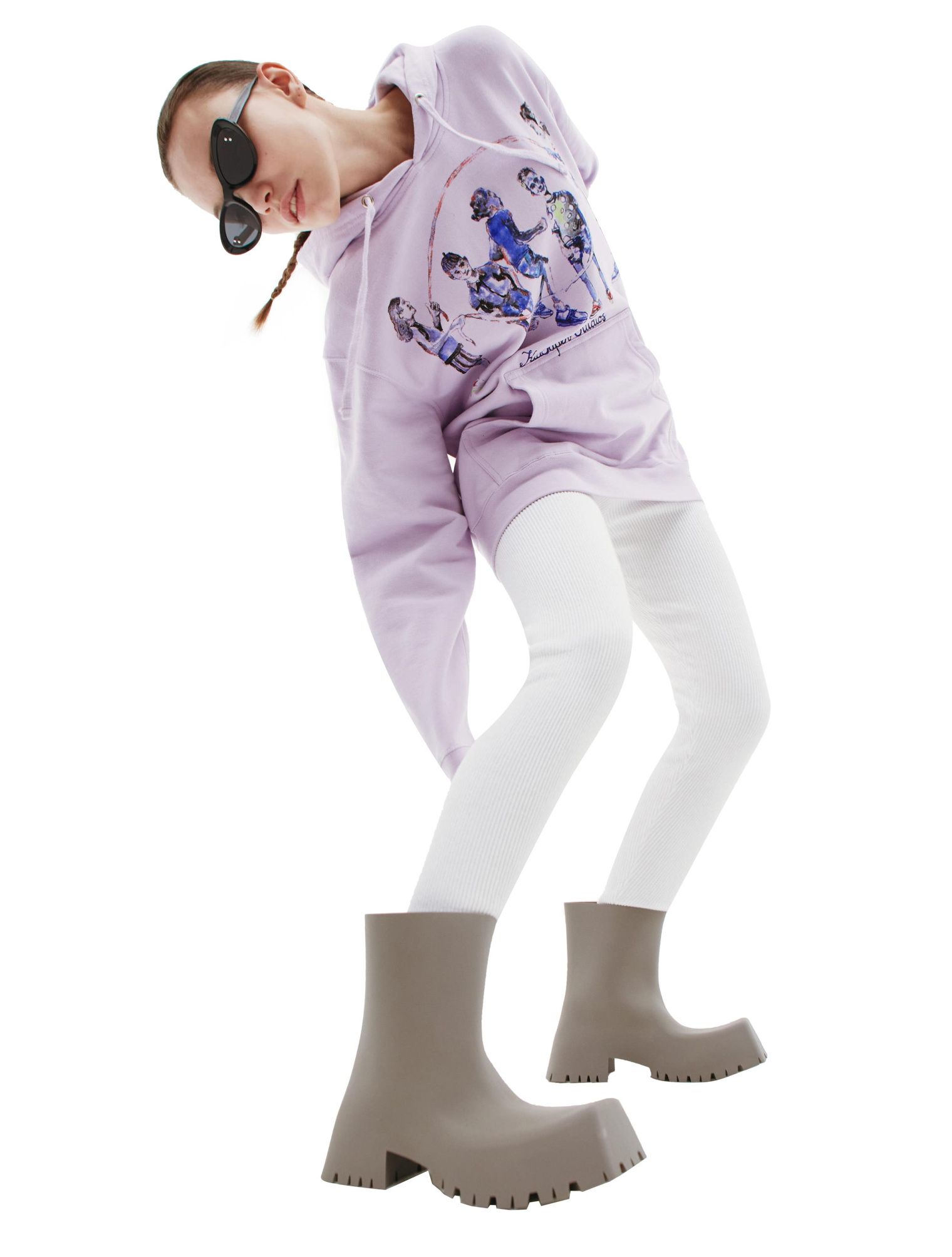 KidSuper Printed Cotton Hoodie