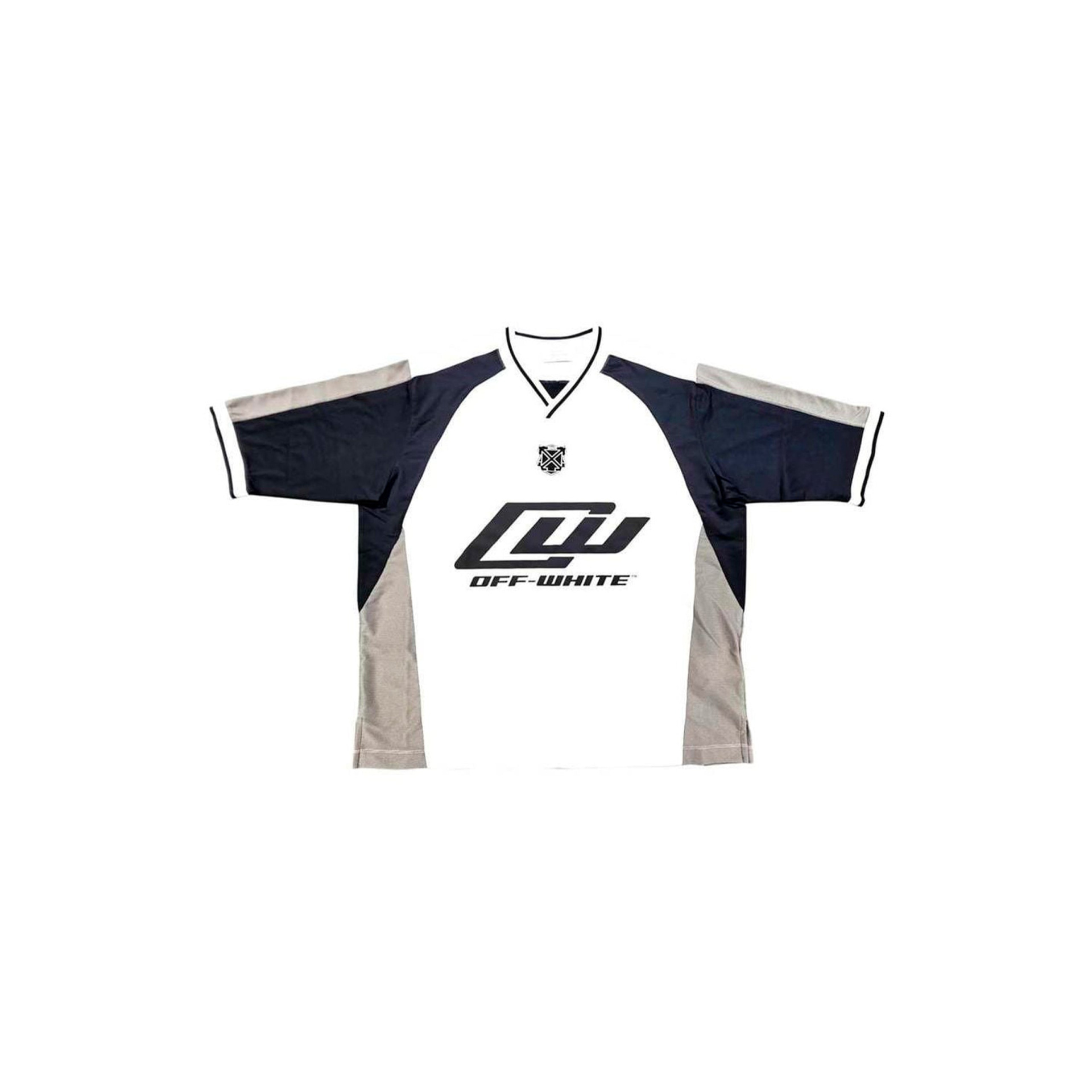 Off White OWR Team Soccer Short Slleve Top