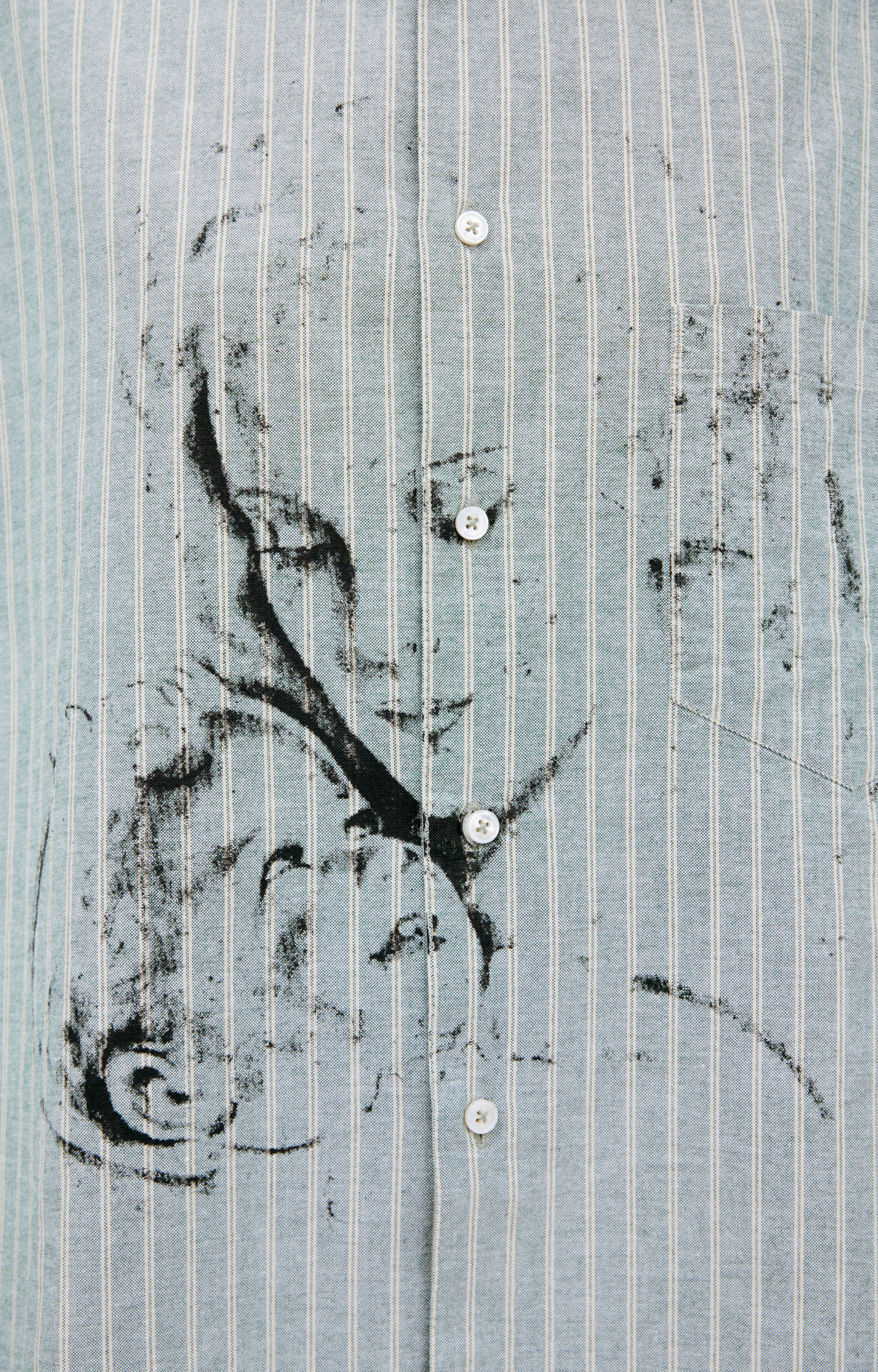 Enfants Riches Déprimés Striped printed shirt