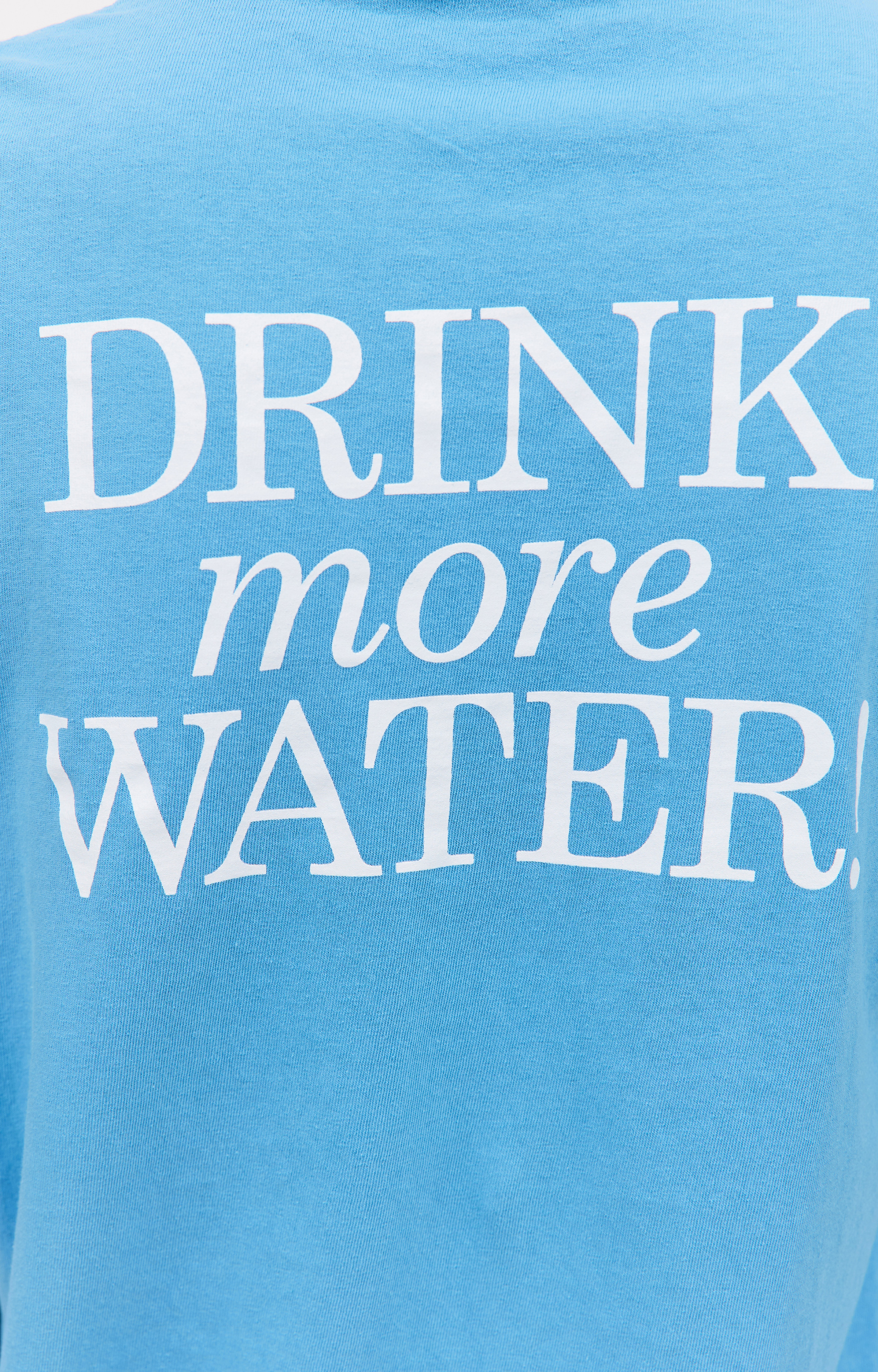SPORTY & RICH \'Drink More Water\' printed t-shirt