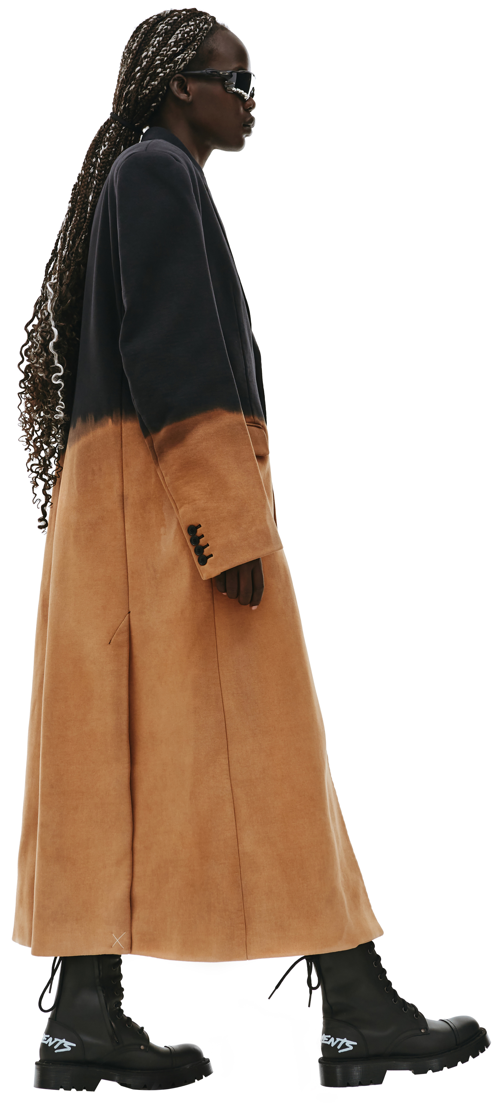 VETEMENTS Bleached long coat