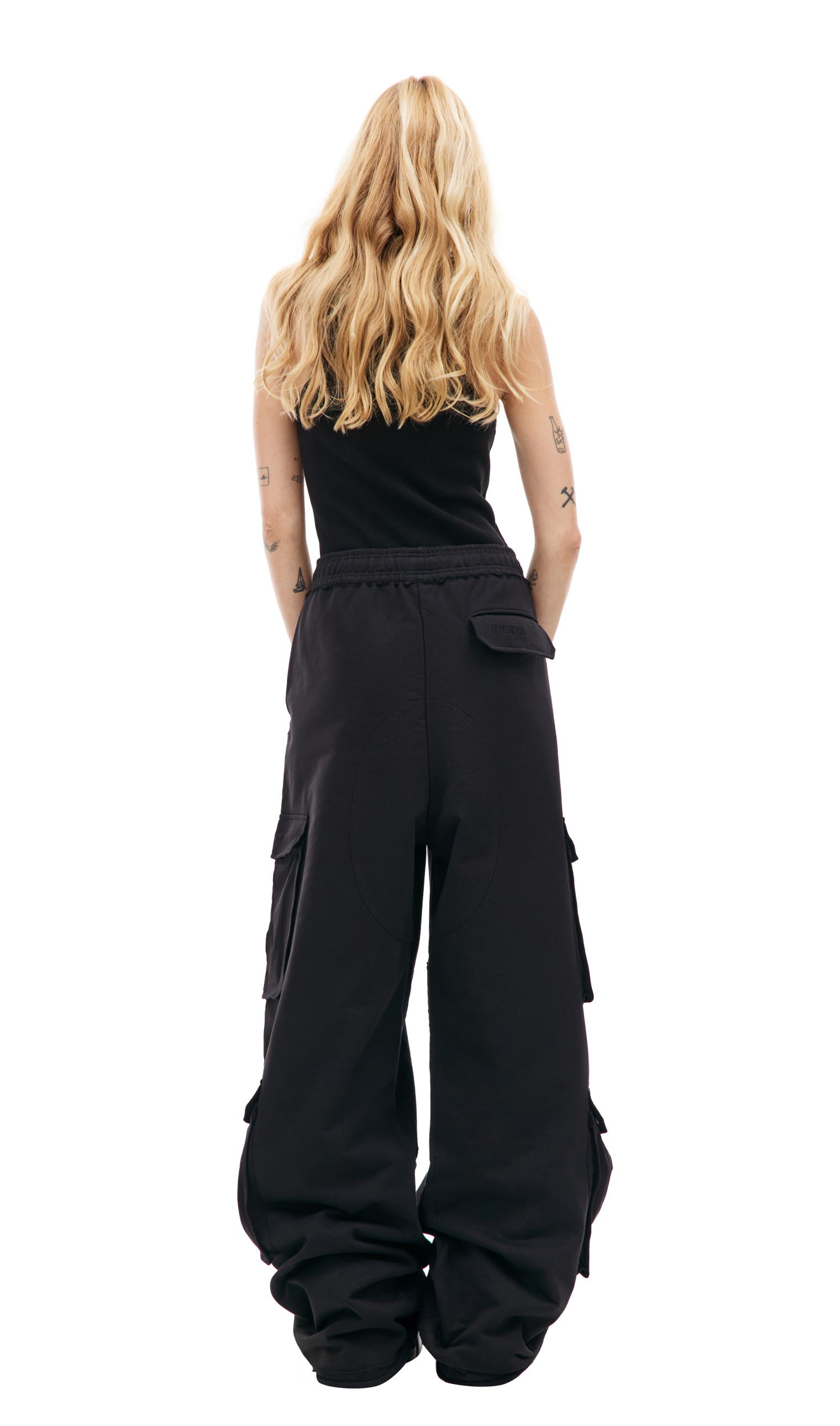 Casual Cargo Trousers for Women Cotton Pants Solid Punk Loose Long Sports |  Wish
