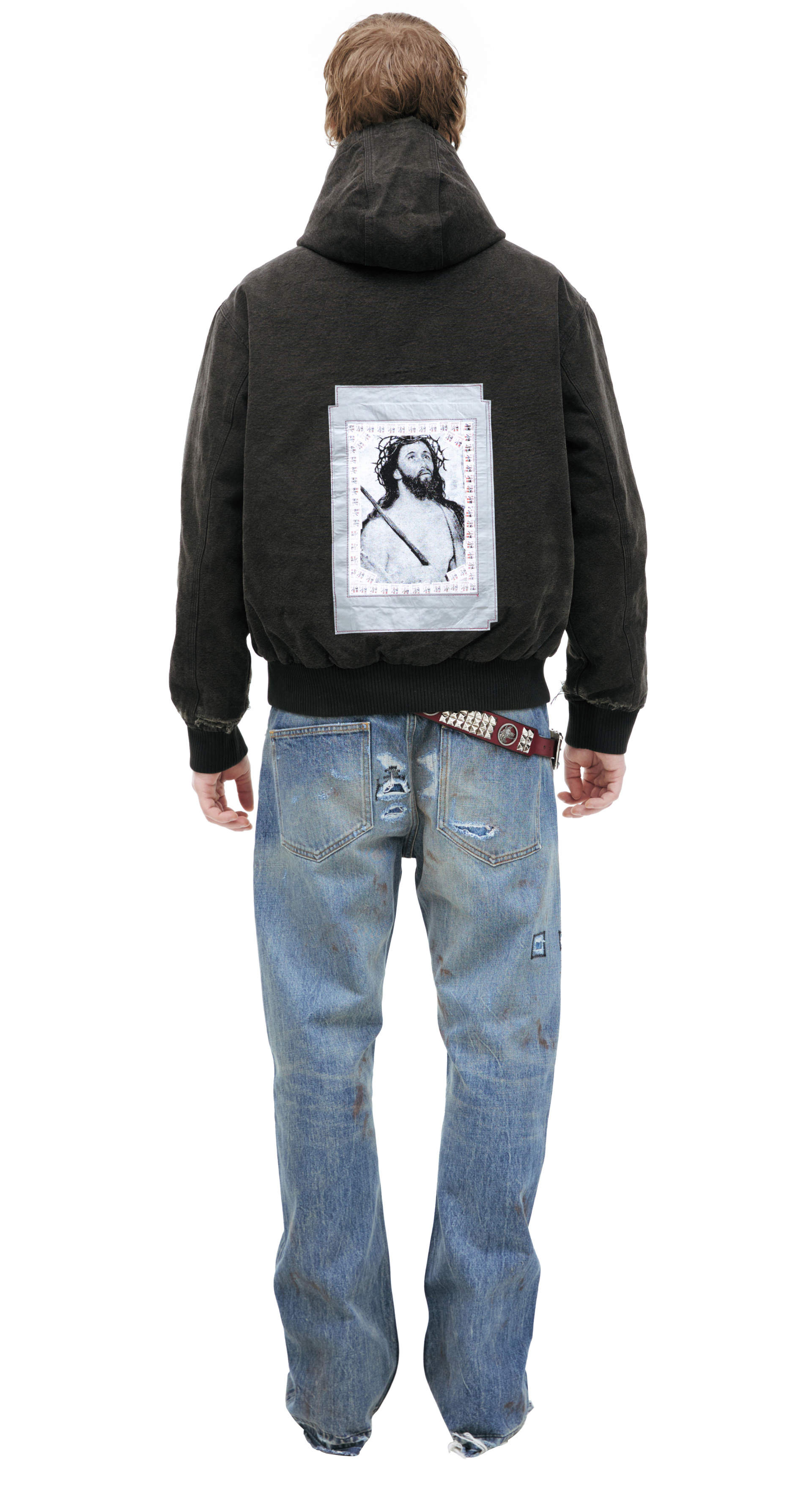 Enfants Riches Déprimés Denim jacket with patch