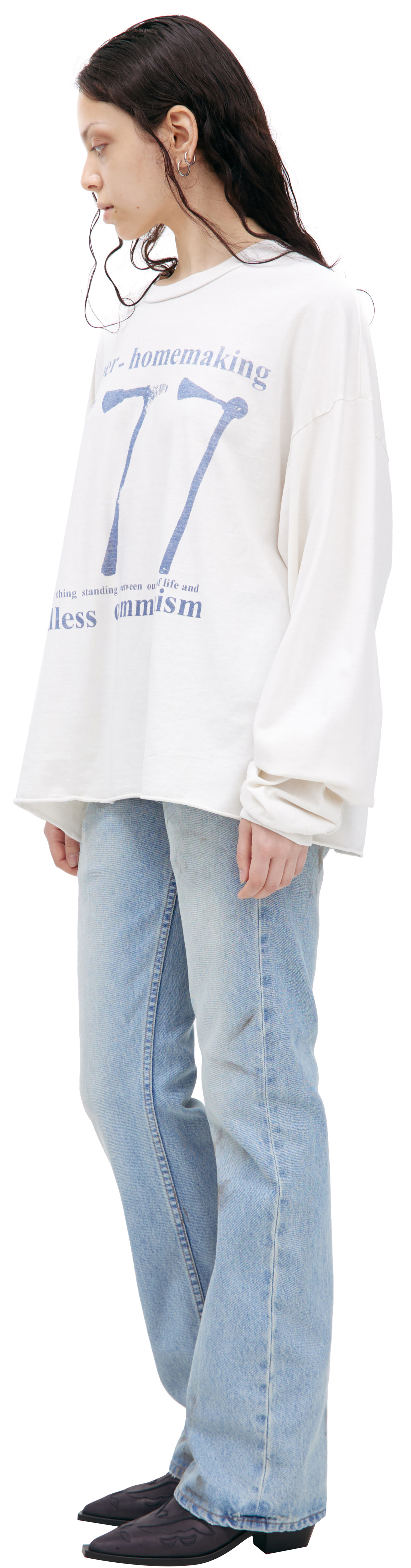 Enfants Riches Déprimés White longsleeve with print