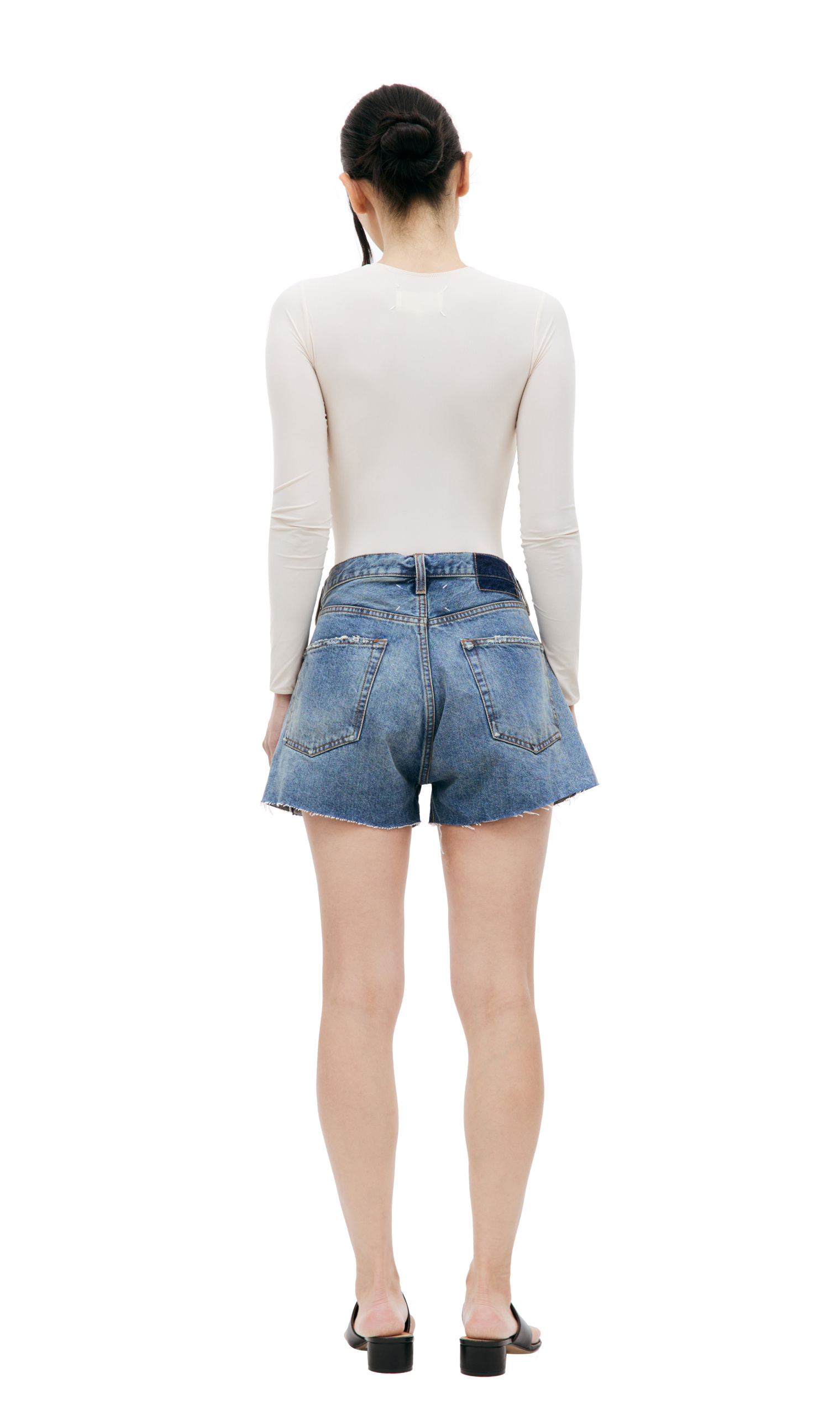 Maison Margiela Blue denim shorts